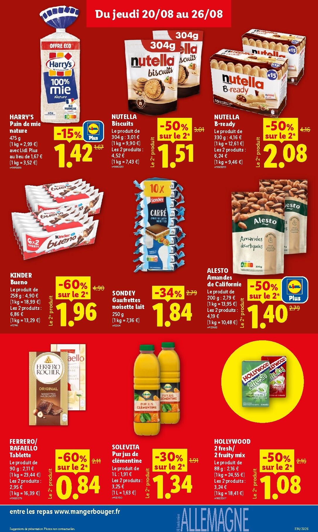 lidl - Flyer Lidl pour la semaine prochaine du de jeudi 20/08/2026 au du mercredi 26/08/2026 - page: 15