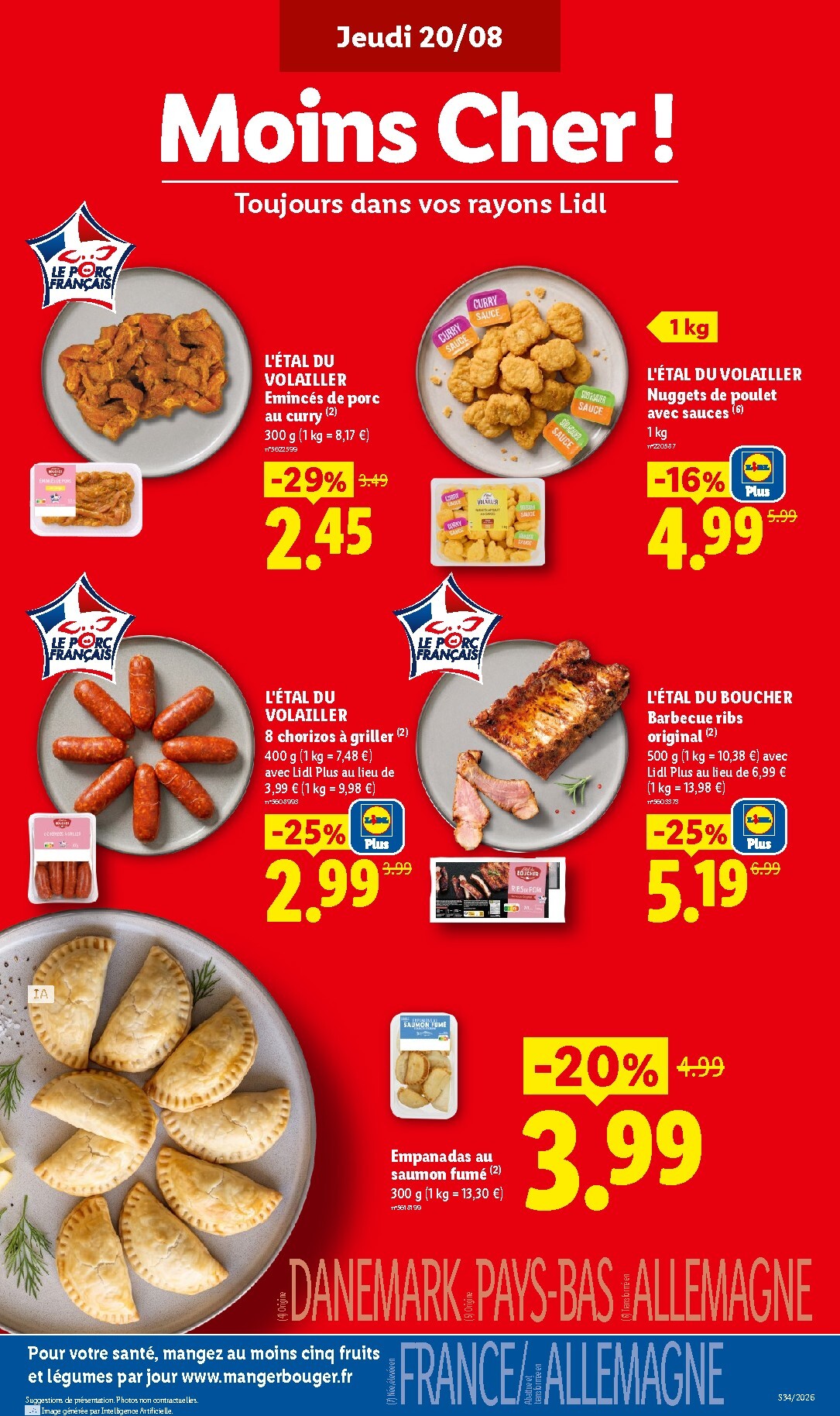lidl - Flyer Lidl pour la semaine prochaine du de jeudi 20/08/2026 au du mercredi 26/08/2026 - page: 11