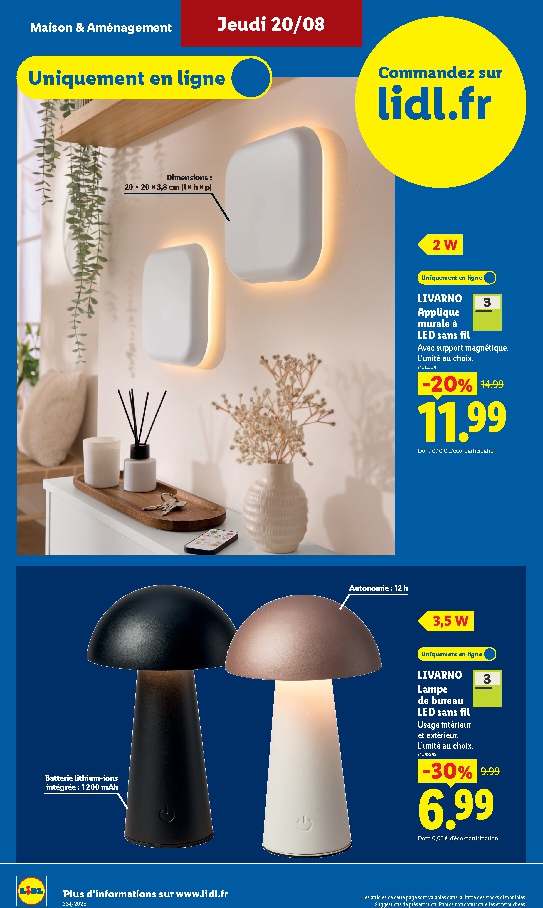 lidl - Flyer Lidl pour la semaine prochaine du de jeudi 20/08/2026 au du mercredi 26/08/2026 - page: 6