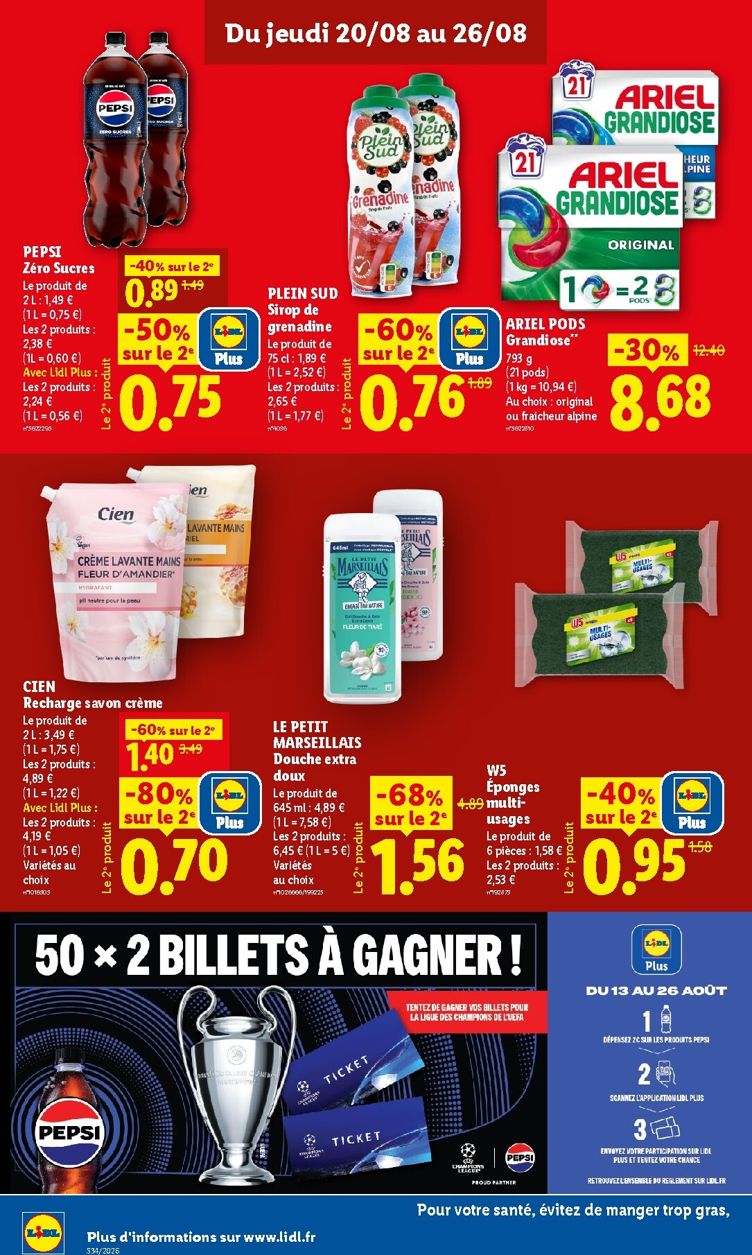 lidl - Flyer Lidl pour la semaine prochaine du de jeudi 20/08/2026 au du mercredi 26/08/2026 - page: 16
