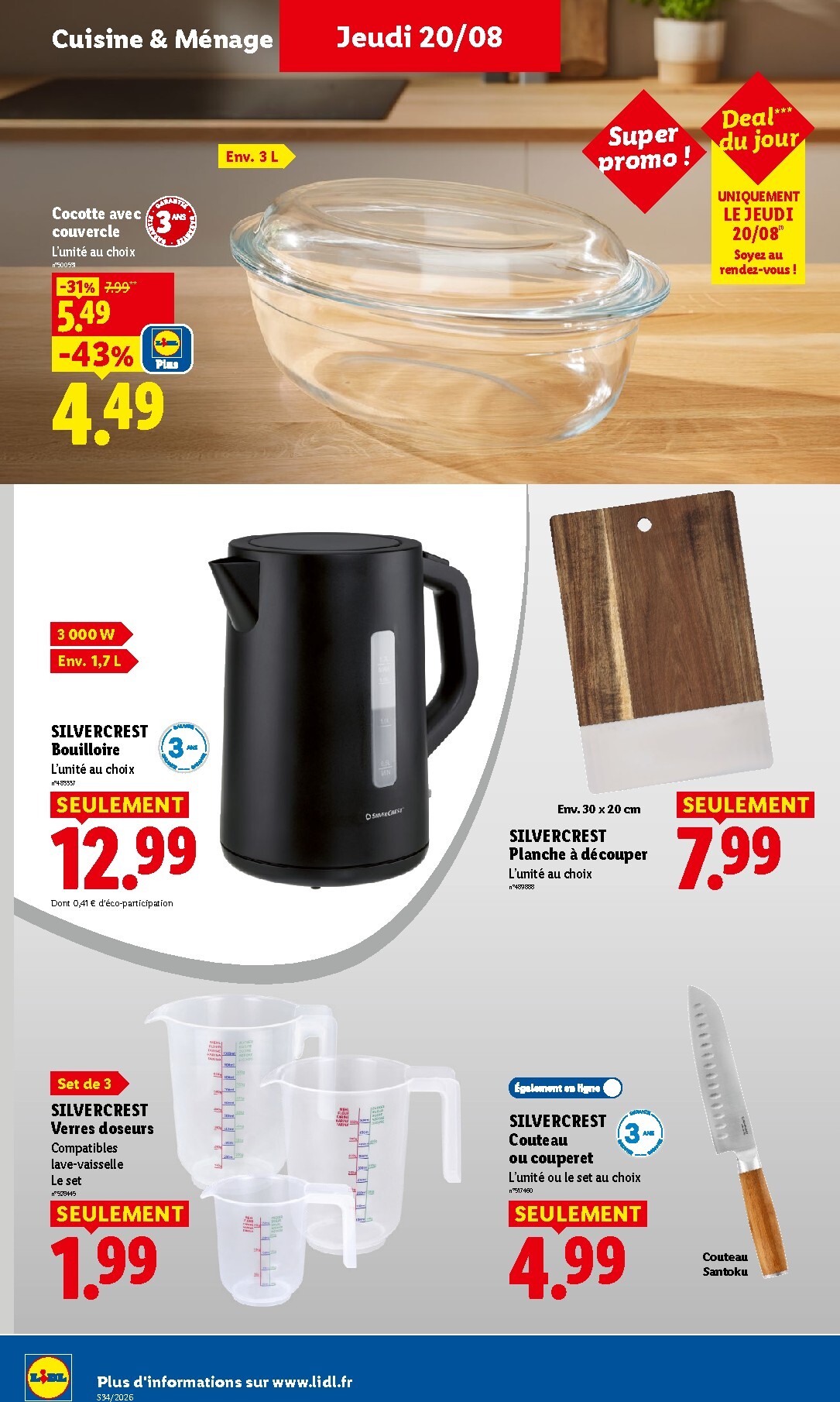 lidl - Flyer Lidl pour la semaine prochaine du de jeudi 20/08/2026 au du mercredi 26/08/2026 - page: 42