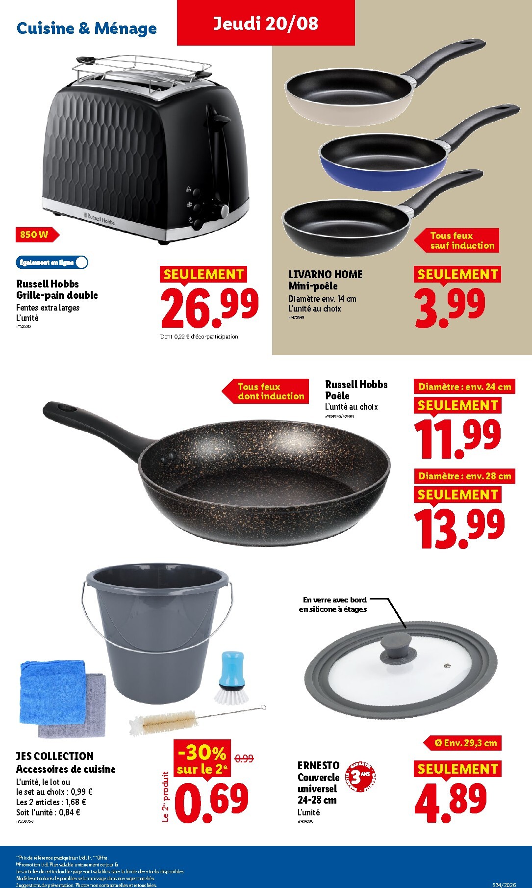 lidl - Flyer Lidl pour la semaine prochaine du de jeudi 20/08/2026 au du mercredi 26/08/2026 - page: 43
