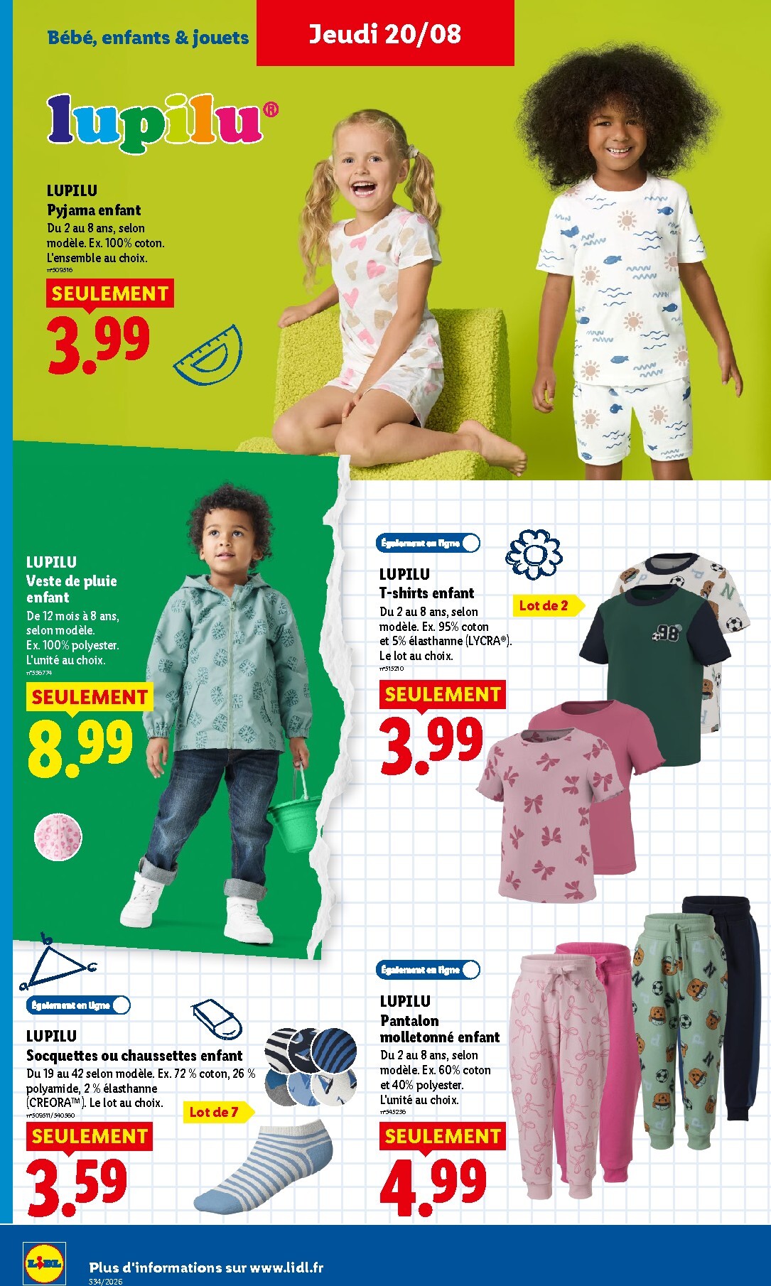 lidl - Flyer Lidl pour la semaine prochaine du de jeudi 20/08/2026 au du mercredi 26/08/2026 - page: 44