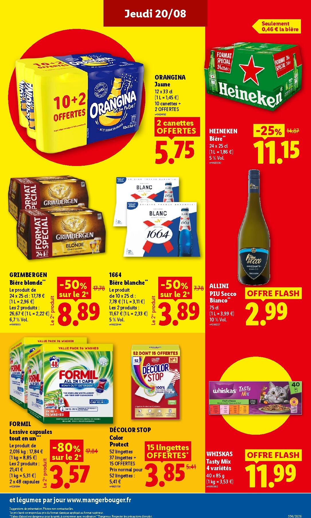 lidl - Flyer Lidl pour la semaine prochaine du de jeudi 20/08/2026 au du mercredi 26/08/2026 - page: 21