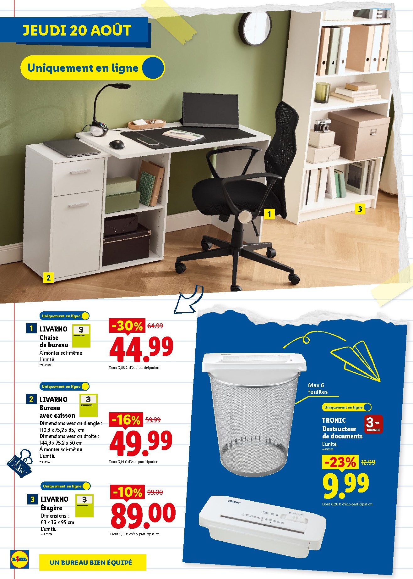 lidl - Flyer Lidl - Préparez la rentrée pour la semaine prochaine du de jeudi 13/08/2026 au de jeudi 20/08/2026 - page: 26