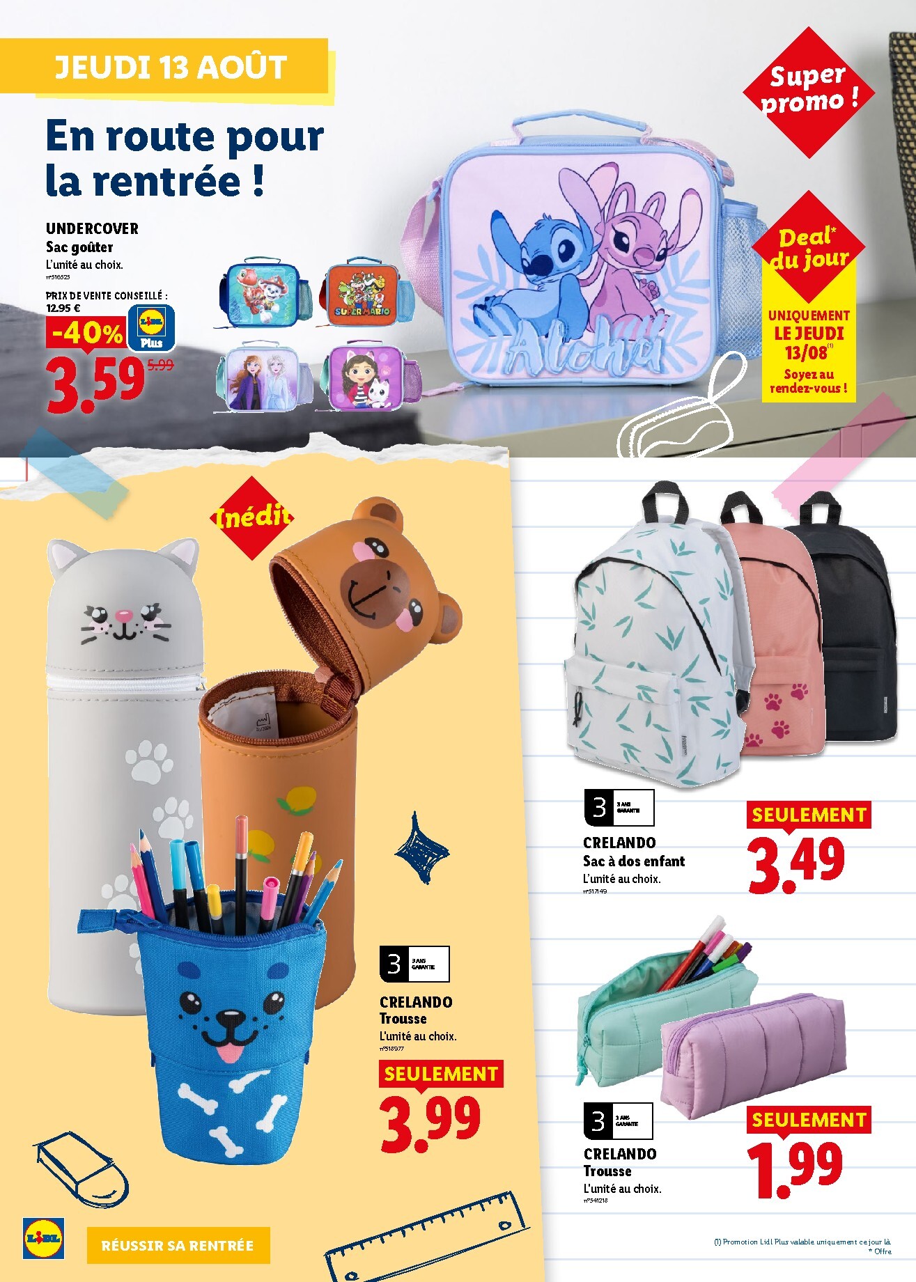 lidl - Flyer Lidl - Préparez la rentrée pour la semaine prochaine du de jeudi 13/08/2026 au de jeudi 20/08/2026 - page: 4