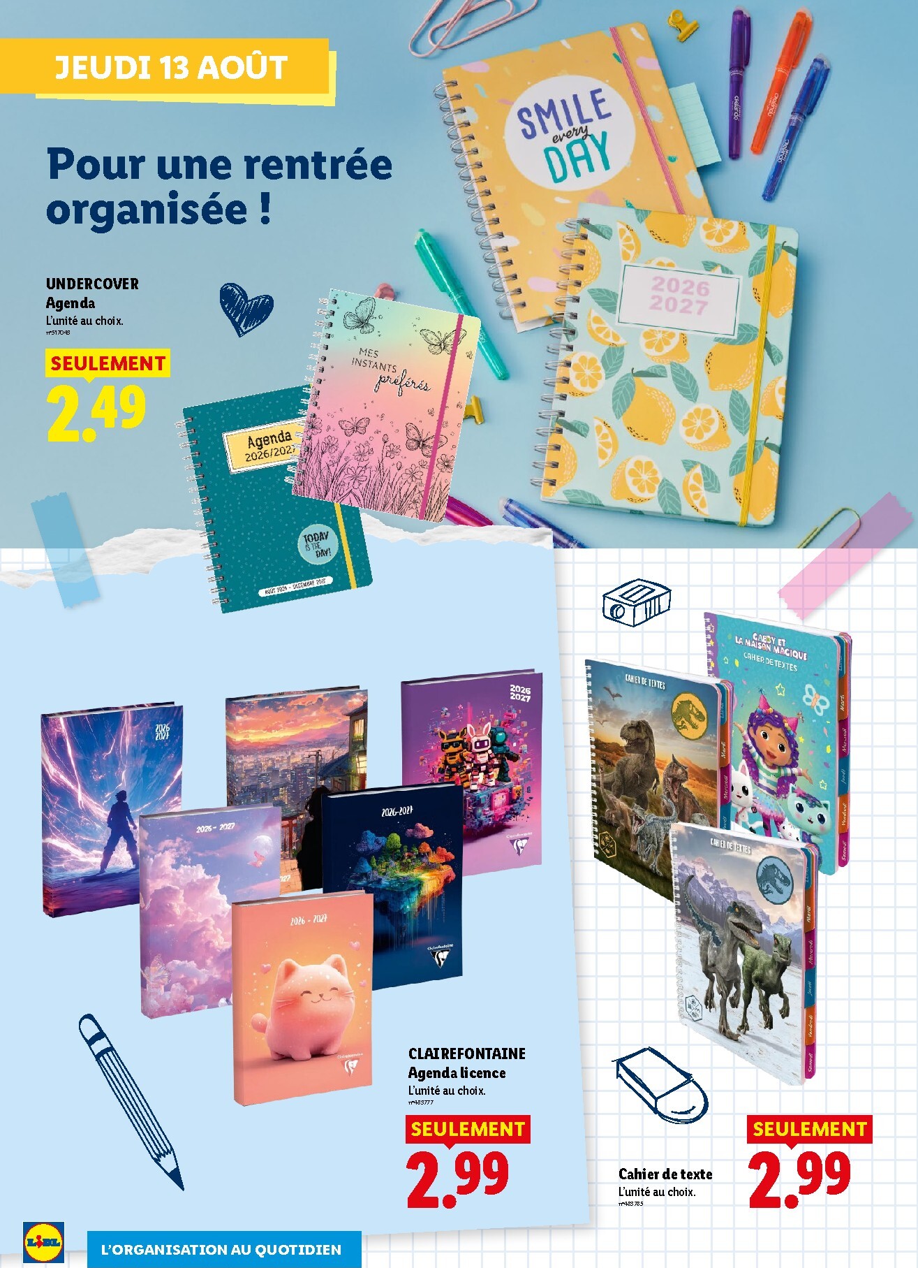 lidl - Flyer Lidl - Préparez la rentrée pour la semaine prochaine du de jeudi 13/08/2026 au de jeudi 20/08/2026 - page: 6