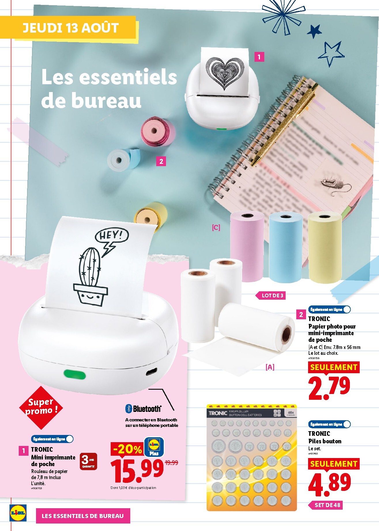 lidl - Flyer Lidl - Préparez la rentrée pour la semaine prochaine du de jeudi 13/08/2026 au de jeudi 20/08/2026 - page: 14