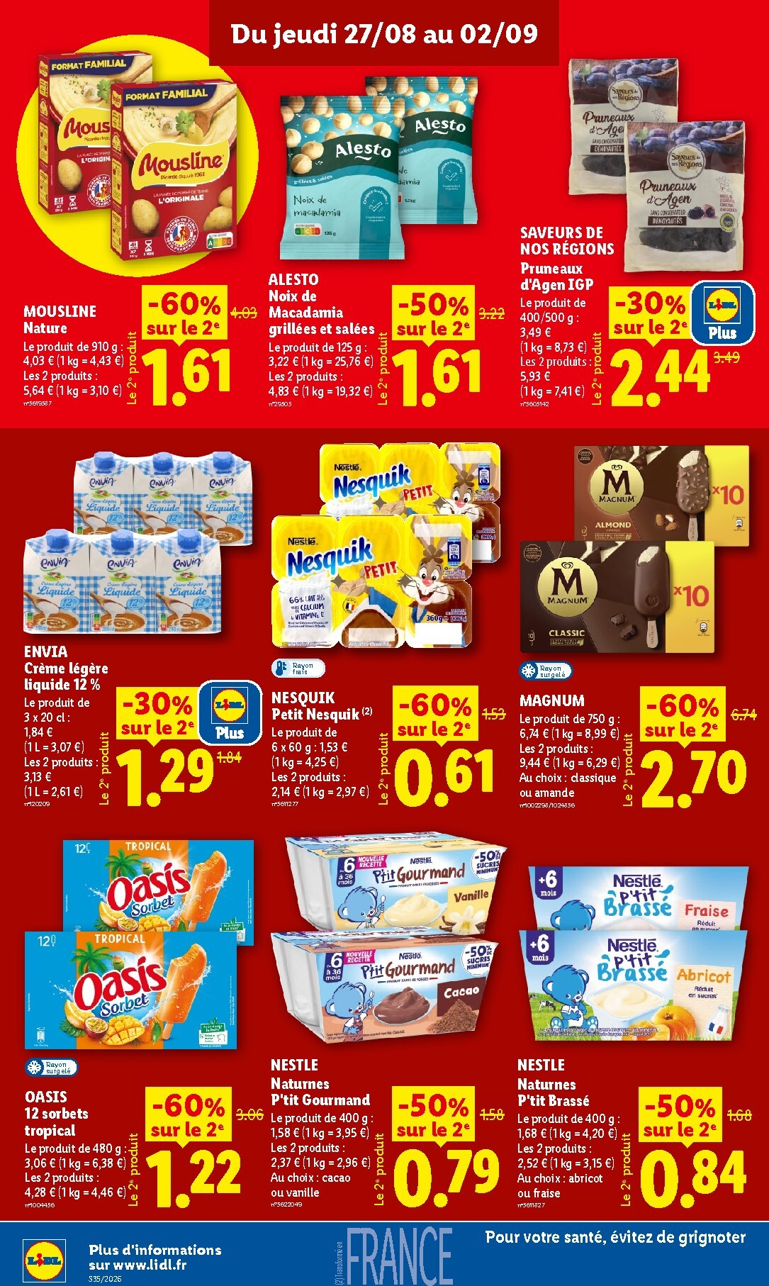lidl - Flyer Lidl pour la semaine prochaine du de jeudi 27/08/2026 au du mercredi 02/09/2026 - page: 14