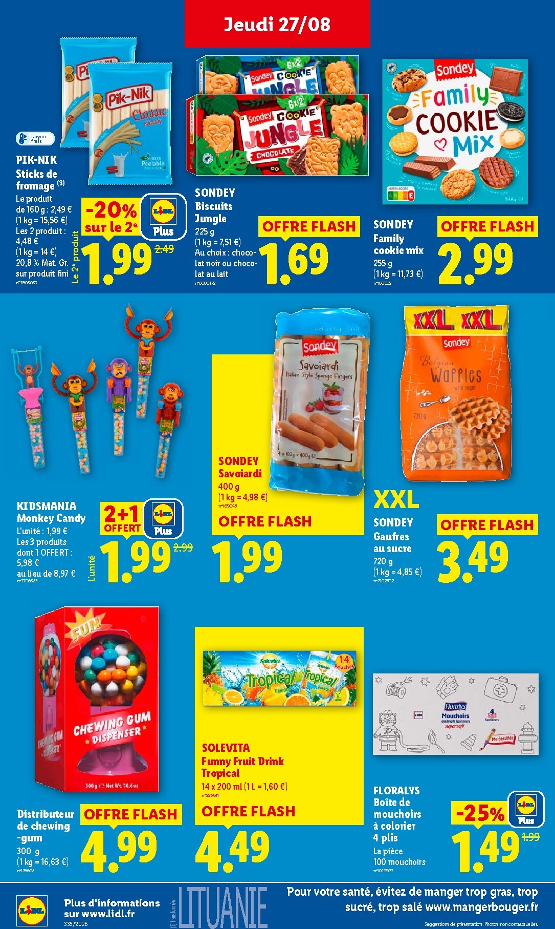 lidl - Flyer Lidl pour la semaine prochaine du de jeudi 27/08/2026 au du mercredi 02/09/2026 - page: 22