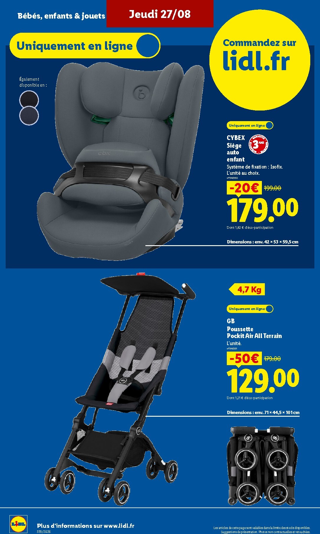 lidl - Flyer Lidl pour la semaine prochaine du de jeudi 27/08/2026 au du mercredi 02/09/2026 - page: 32