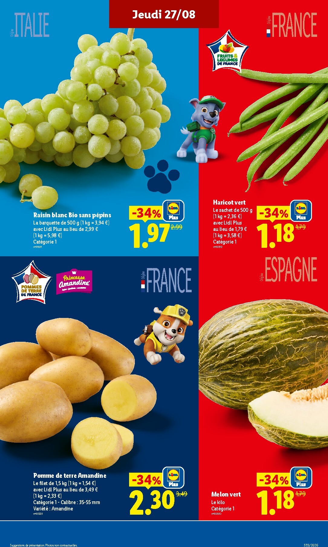 lidl - Flyer Lidl pour la semaine prochaine du de jeudi 27/08/2026 au du mercredi 02/09/2026 - page: 3