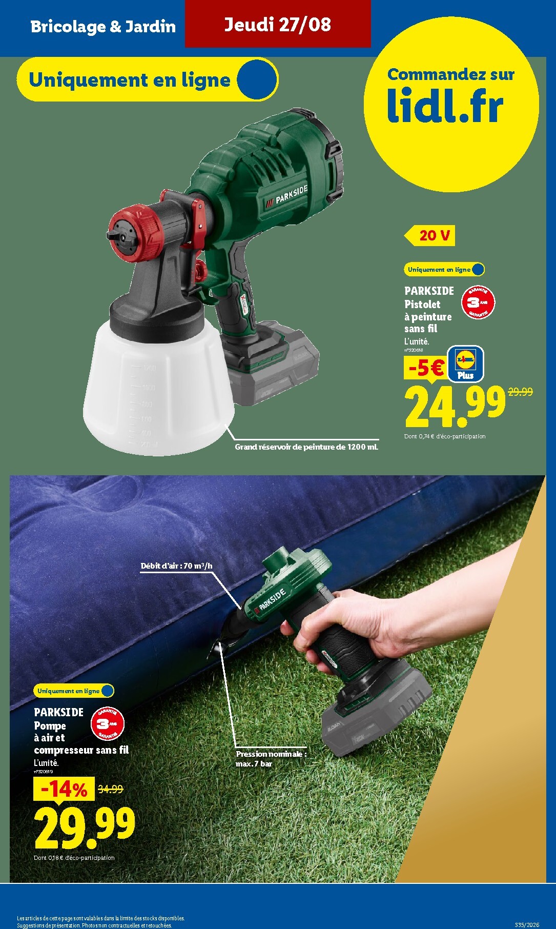 lidl - Flyer Lidl pour la semaine prochaine du de jeudi 27/08/2026 au du mercredi 02/09/2026 - page: 7
