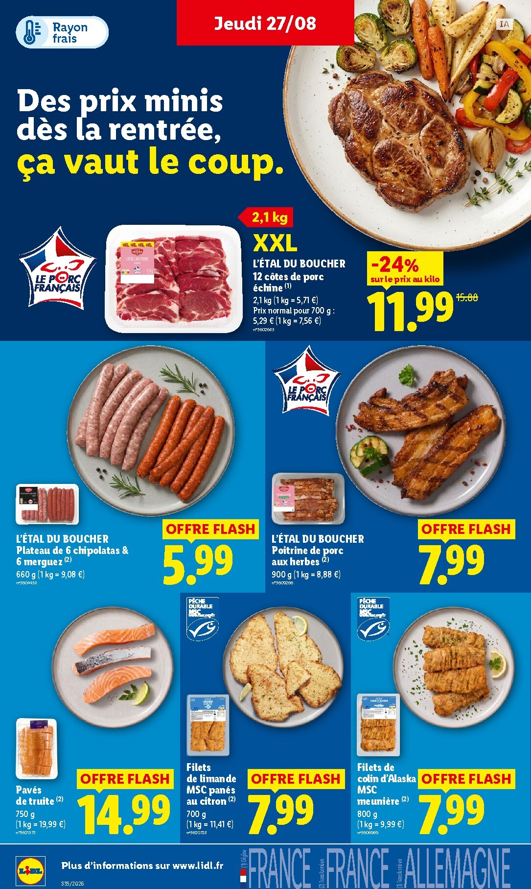 lidl - Flyer Lidl pour la semaine prochaine du de jeudi 27/08/2026 au du mercredi 02/09/2026 - page: 10