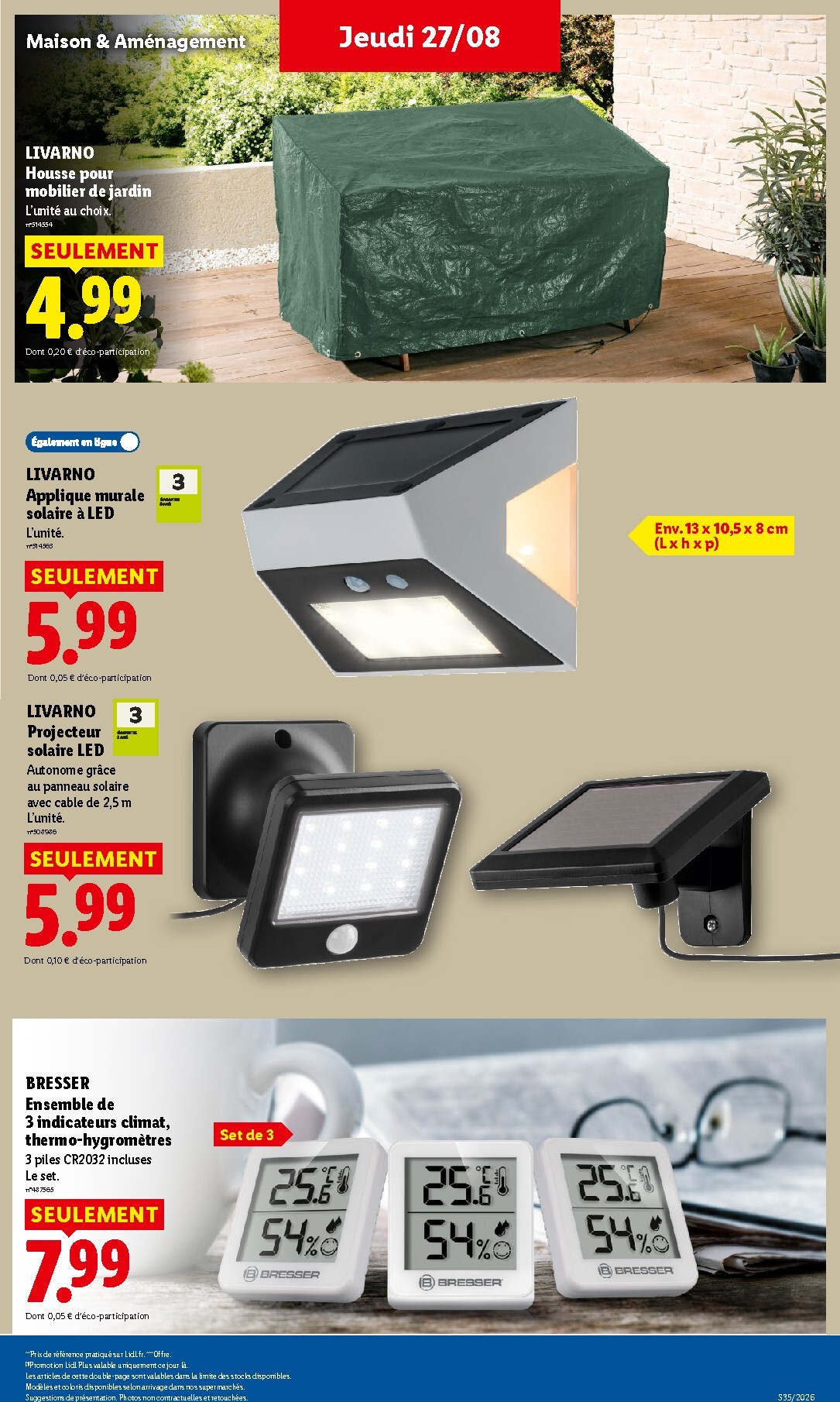 lidl - Flyer Lidl pour la semaine prochaine du de jeudi 27/08/2026 au du mercredi 02/09/2026 - page: 41