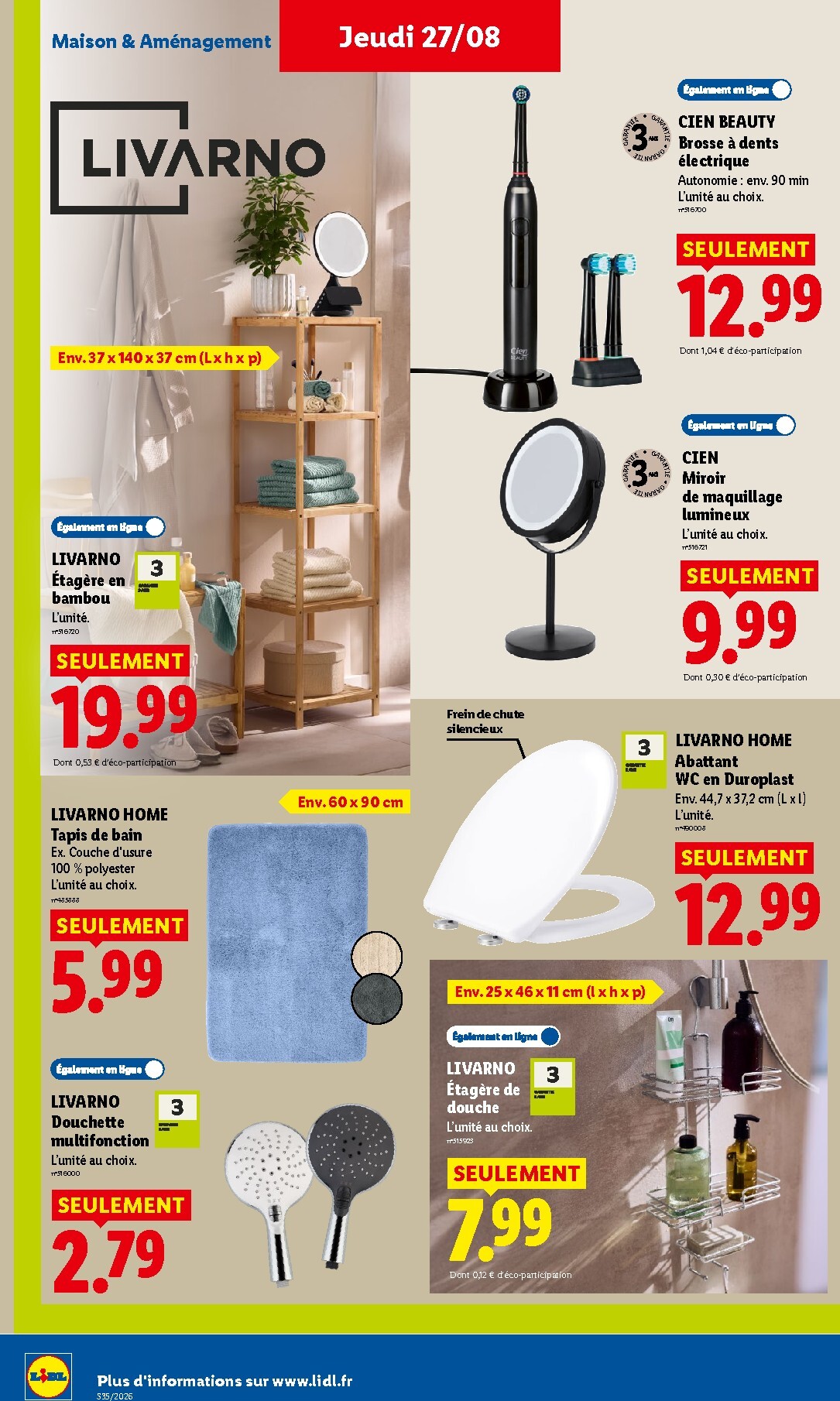 lidl - Flyer Lidl pour la semaine prochaine du de jeudi 27/08/2026 au du mercredi 02/09/2026 - page: 40
