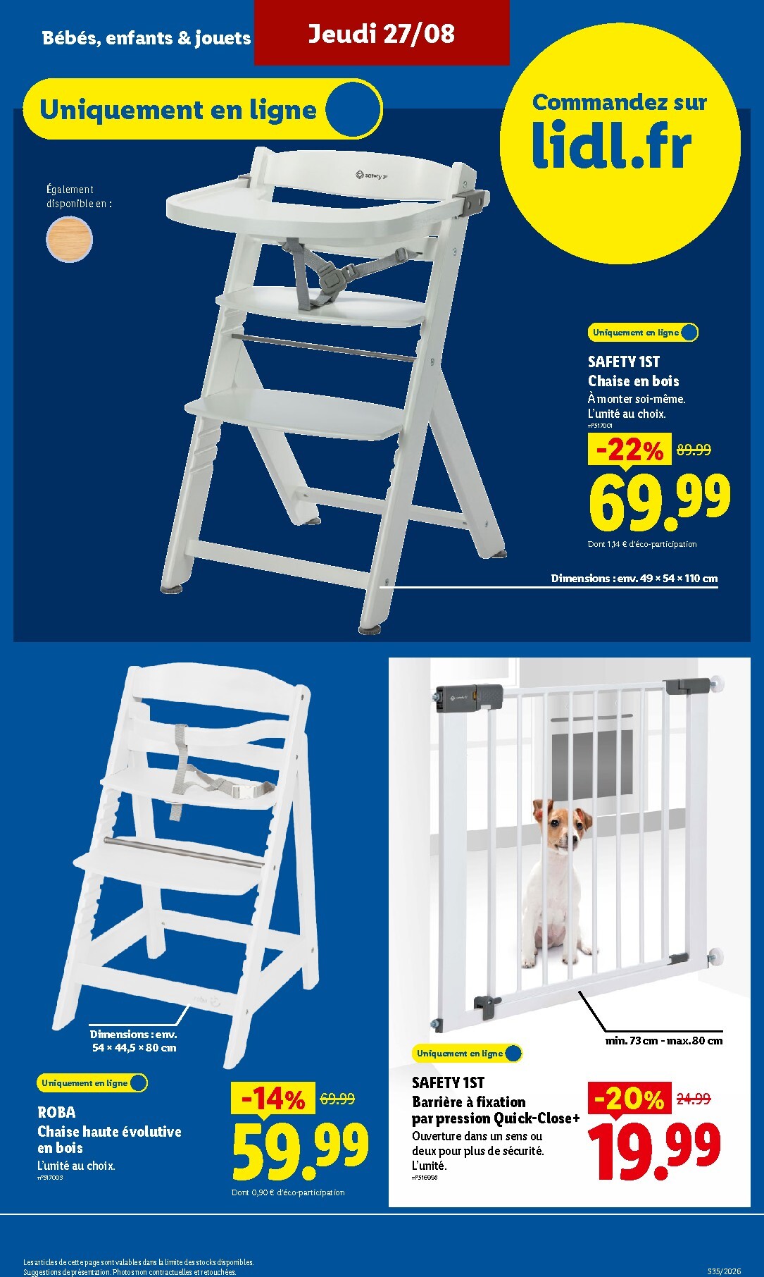 lidl - Flyer Lidl pour la semaine prochaine du de jeudi 27/08/2026 au du mercredi 02/09/2026 - page: 33