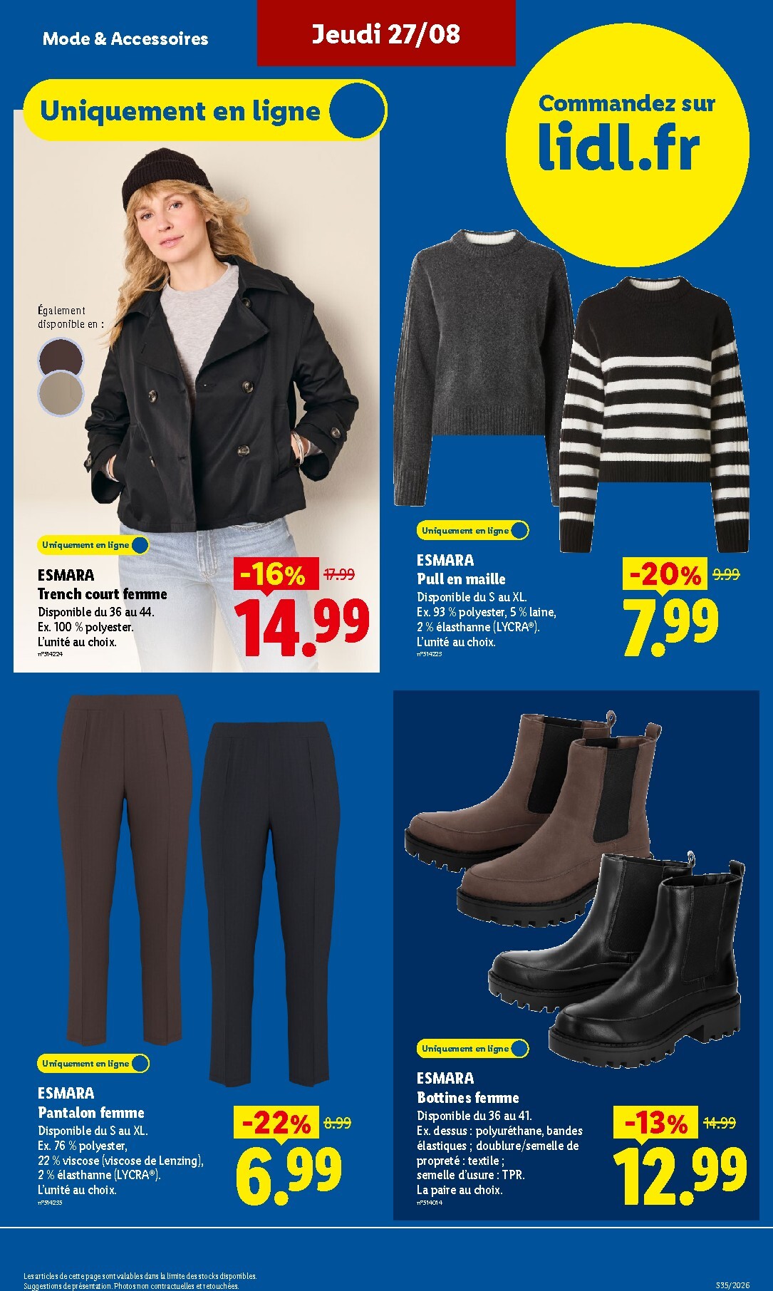 lidl - Current Lidl - Exclu Web leaflet valid from du lundi 24/08/2026 to de jeudi 27/08/2026 - page: 13
