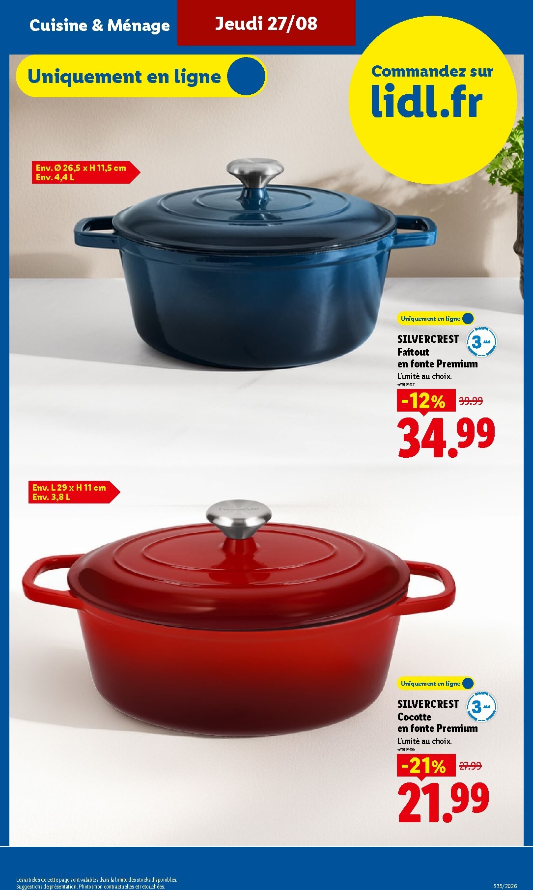 lidl - Current Lidl - Exclu Web leaflet valid from du lundi 24/08/2026 to de jeudi 27/08/2026 - page: 9