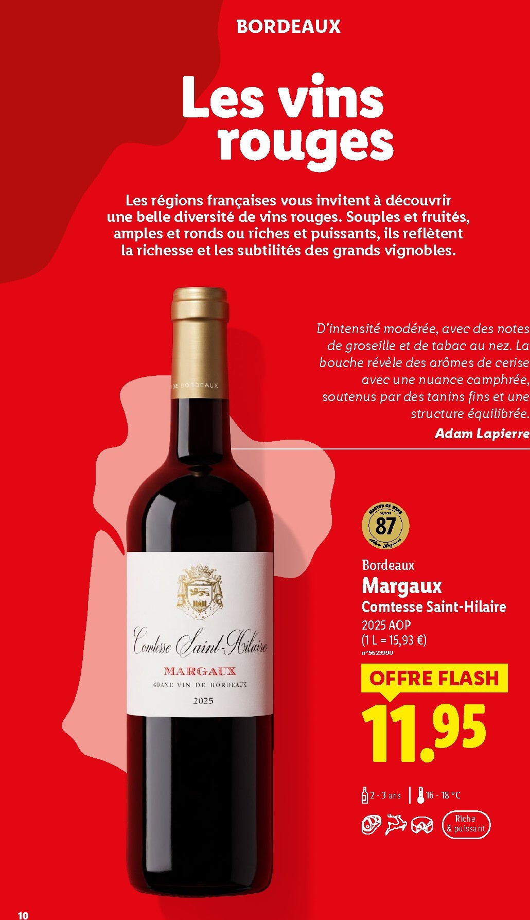 lidl - Flyer Lidl - Foire aux Vins pour la semaine prochaine du de jeudi 03/09/2026 au de jeudi 10/09/2026 - page: 10