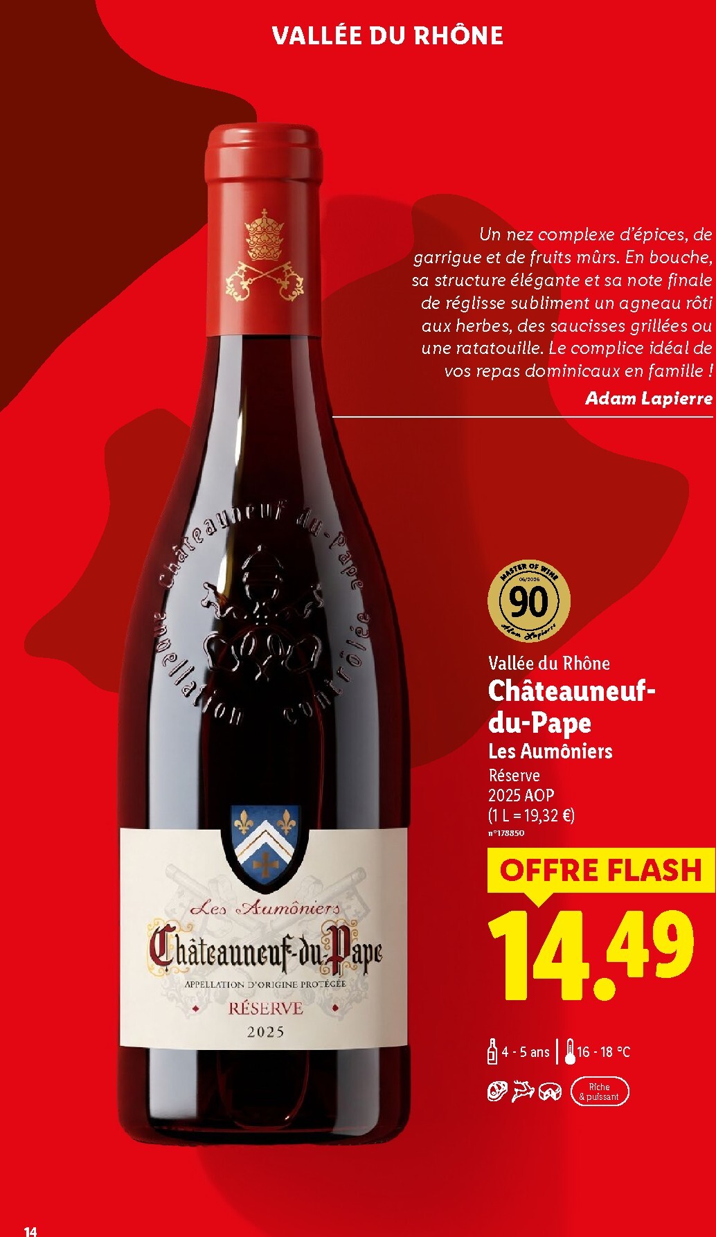 lidl - Flyer Lidl - Foire aux Vins pour la semaine prochaine du de jeudi 03/09/2026 au de jeudi 10/09/2026 - page: 14