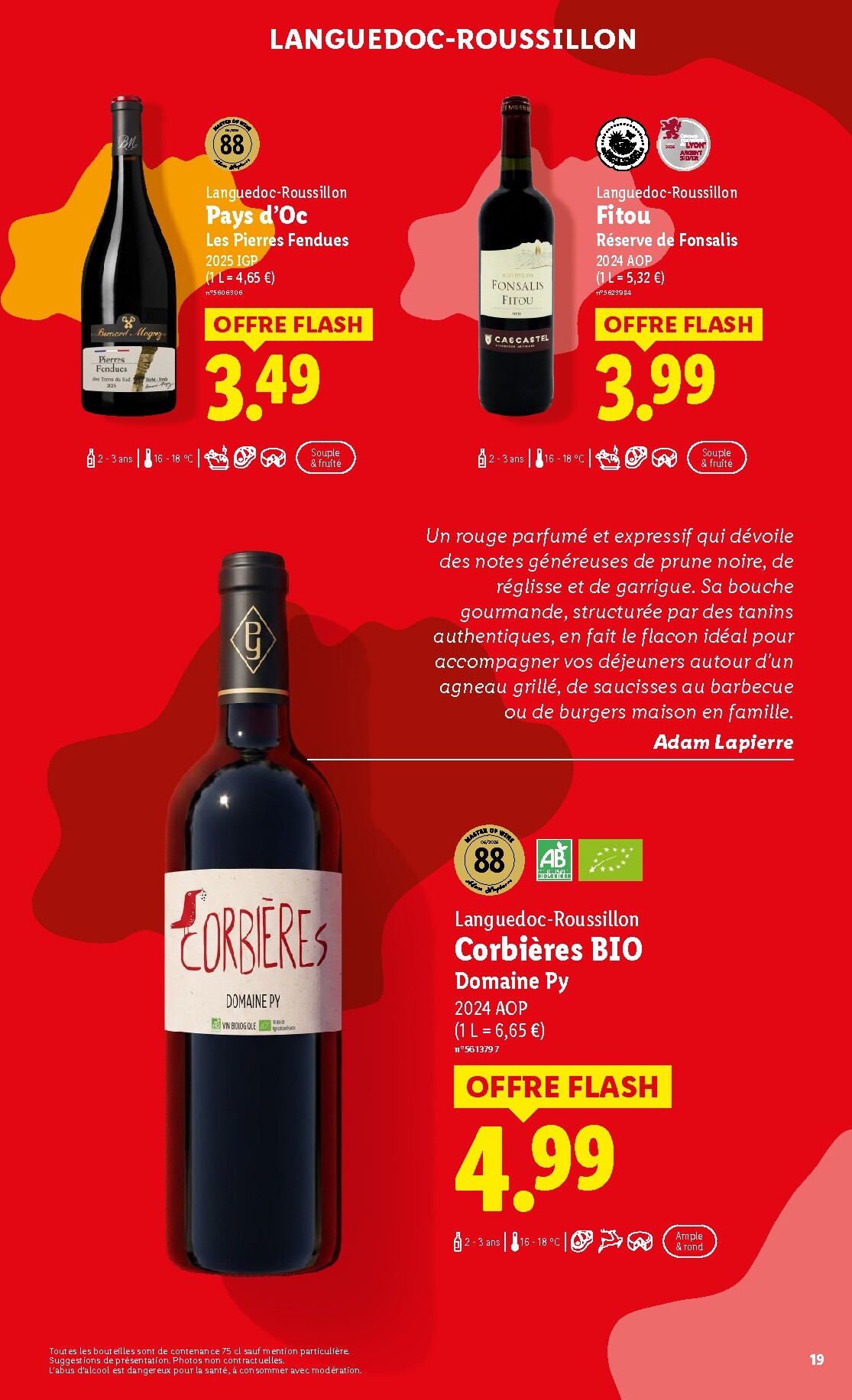 lidl - Flyer Lidl - Foire aux Vins pour la semaine prochaine du de jeudi 03/09/2026 au de jeudi 10/09/2026 - page: 19