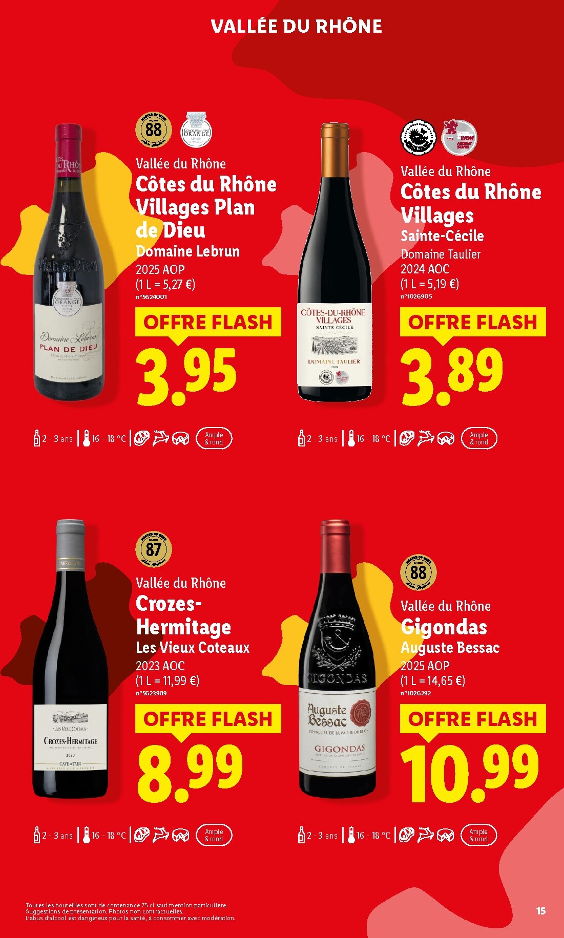 lidl - Flyer Lidl - Foire aux Vins pour la semaine prochaine du de jeudi 03/09/2026 au de jeudi 10/09/2026 - page: 15