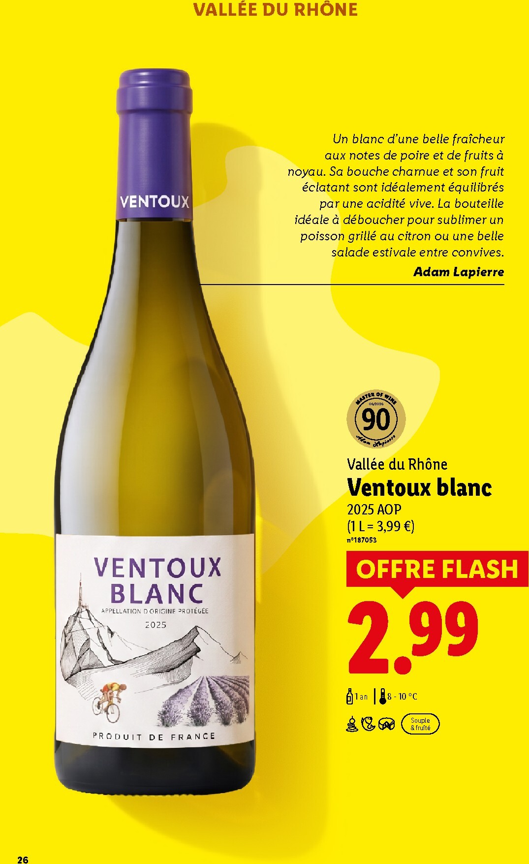 lidl - Flyer Lidl - Foire aux Vins pour la semaine prochaine du de jeudi 03/09/2026 au de jeudi 10/09/2026 - page: 26