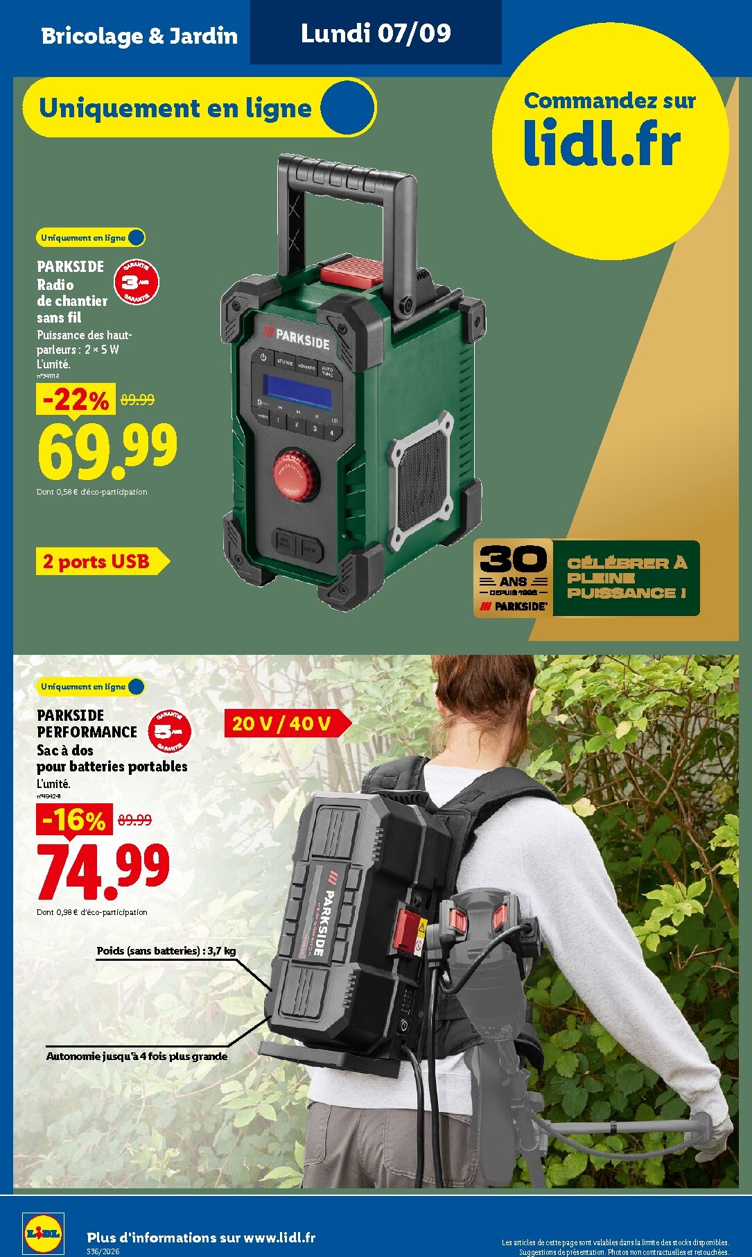 lidl - Flyer Lidl pour la semaine prochaine du de jeudi 03/09/2026 au du mercredi 09/09/2026 - page: 46