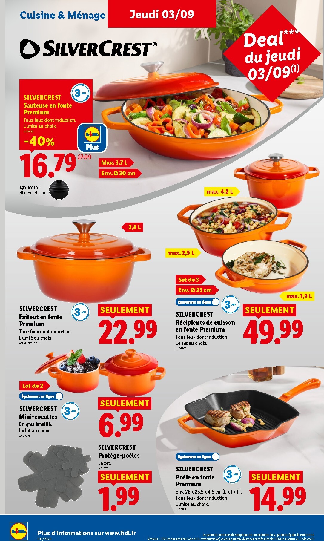 lidl - Flyer Lidl pour la semaine prochaine du de jeudi 03/09/2026 au du mercredi 09/09/2026 - page: 40