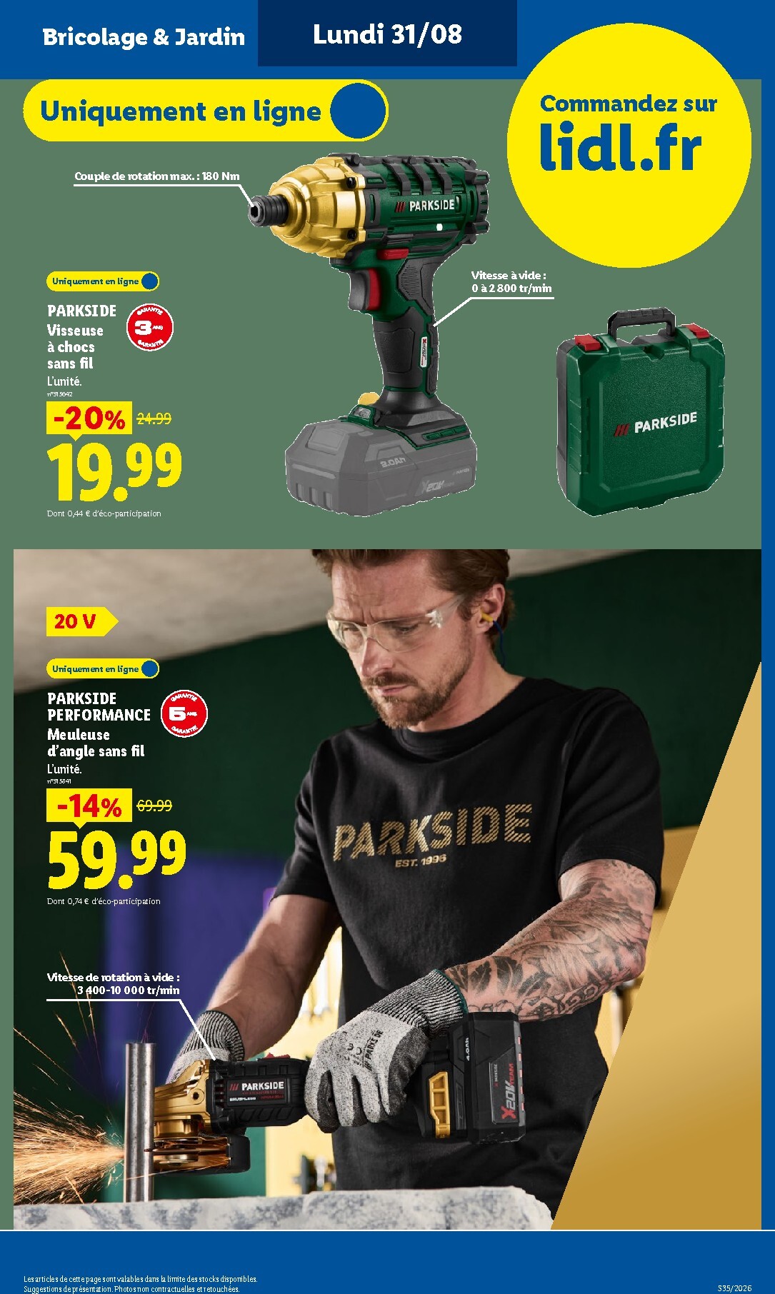 lidl - Current Lidl - Exclu Web leaflet valid from du lundi 31/08/2026 to de jeudi 03/09/2026 - page: 3