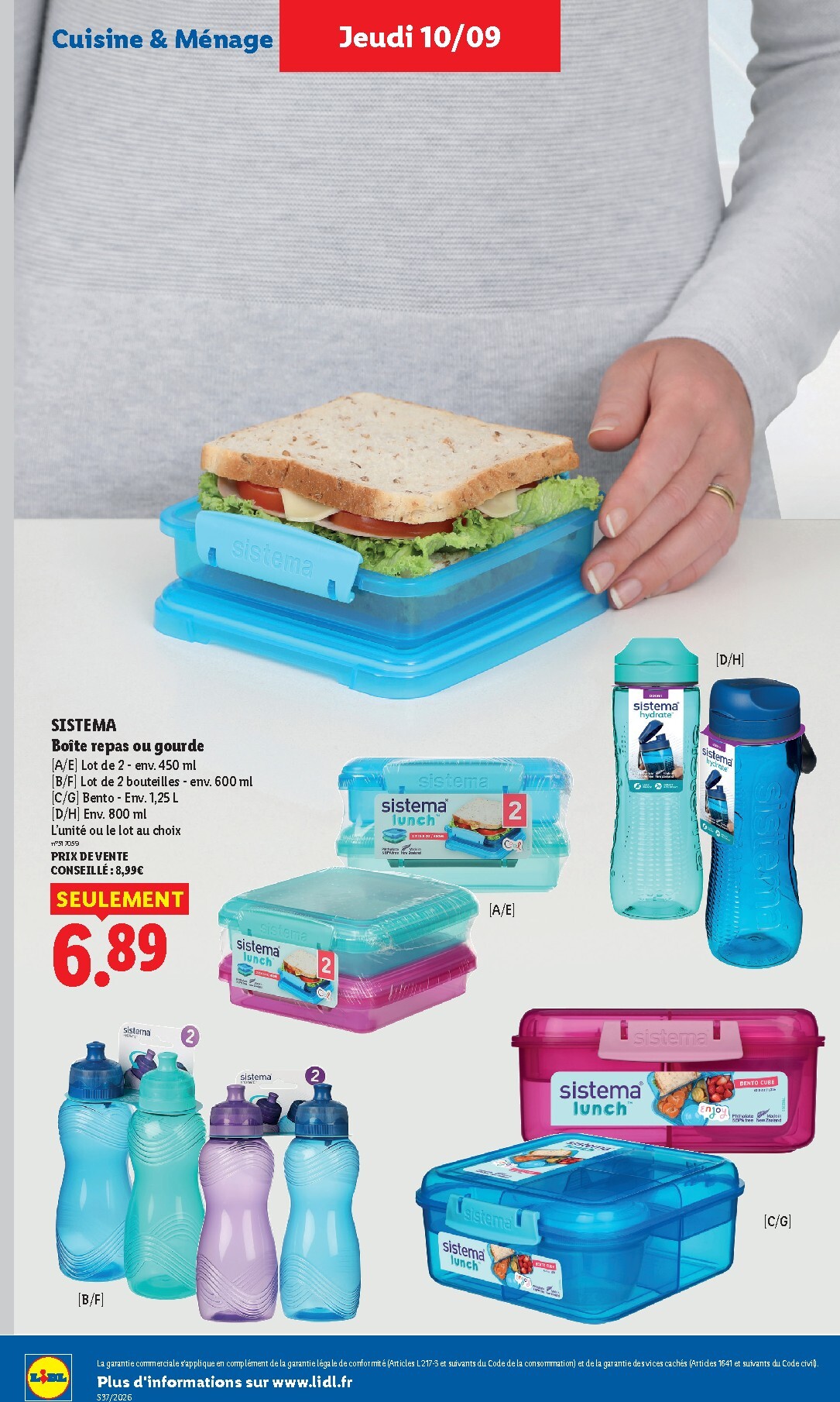 lidl - Flyer Lidl pour la semaine prochaine du de jeudi 10/09/2026 au du mercredi 16/09/2026 - page: 36