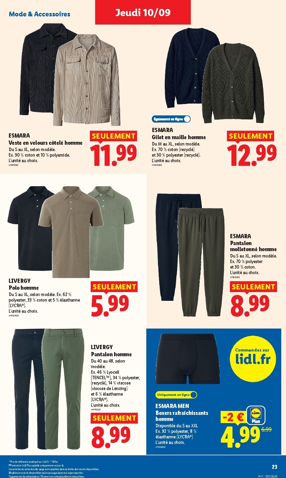lidl - Flyer Lidl pour la semaine prochaine du de jeudi 10/09/2026 au du mercredi 16/09/2026 - page: 31