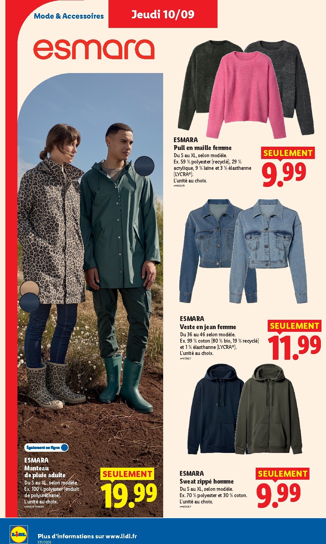 lidl - Flyer Lidl pour la semaine prochaine du de jeudi 10/09/2026 au du mercredi 16/09/2026 - page: 30