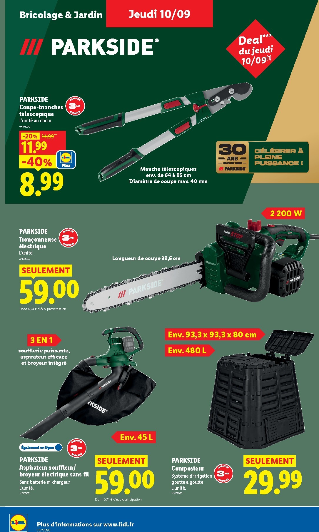 lidl - Flyer Lidl pour la semaine prochaine du de jeudi 10/09/2026 au du mercredi 16/09/2026 - page: 34