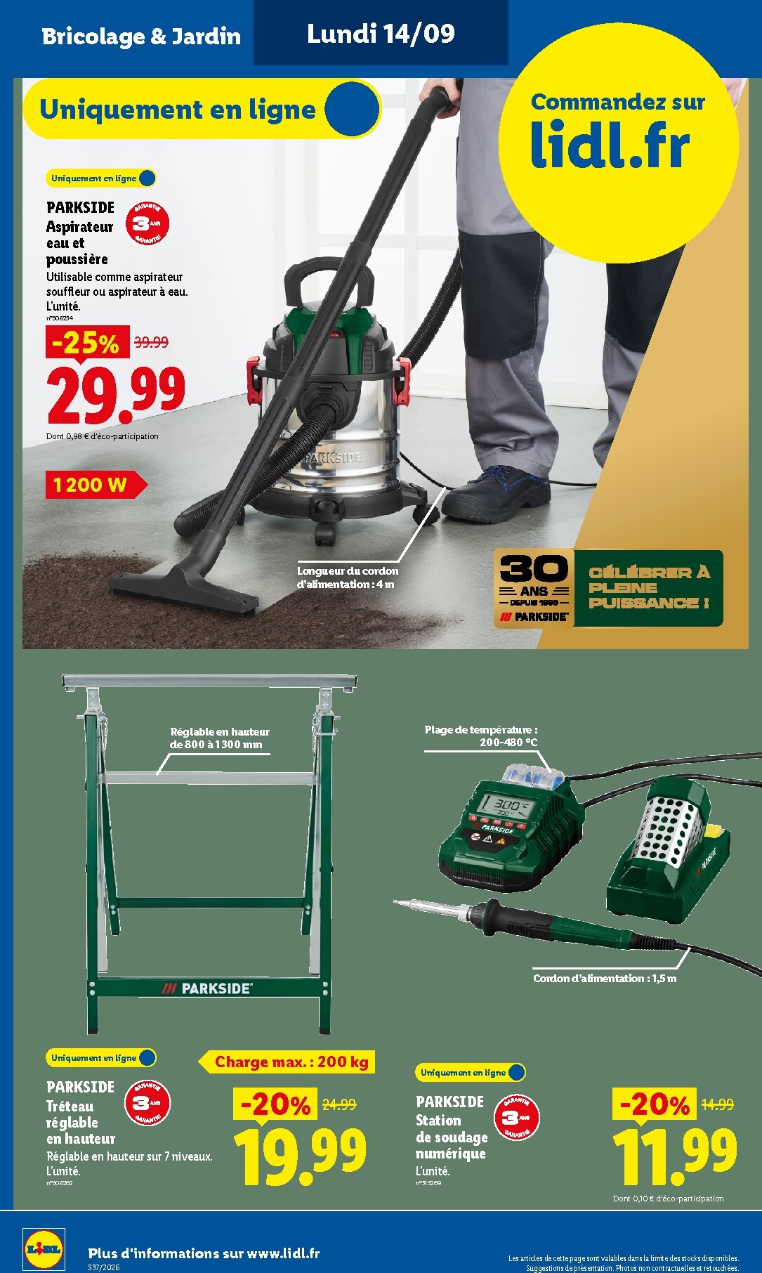 lidl - Flyer Lidl pour la semaine prochaine du de jeudi 10/09/2026 au du mercredi 16/09/2026 - page: 38