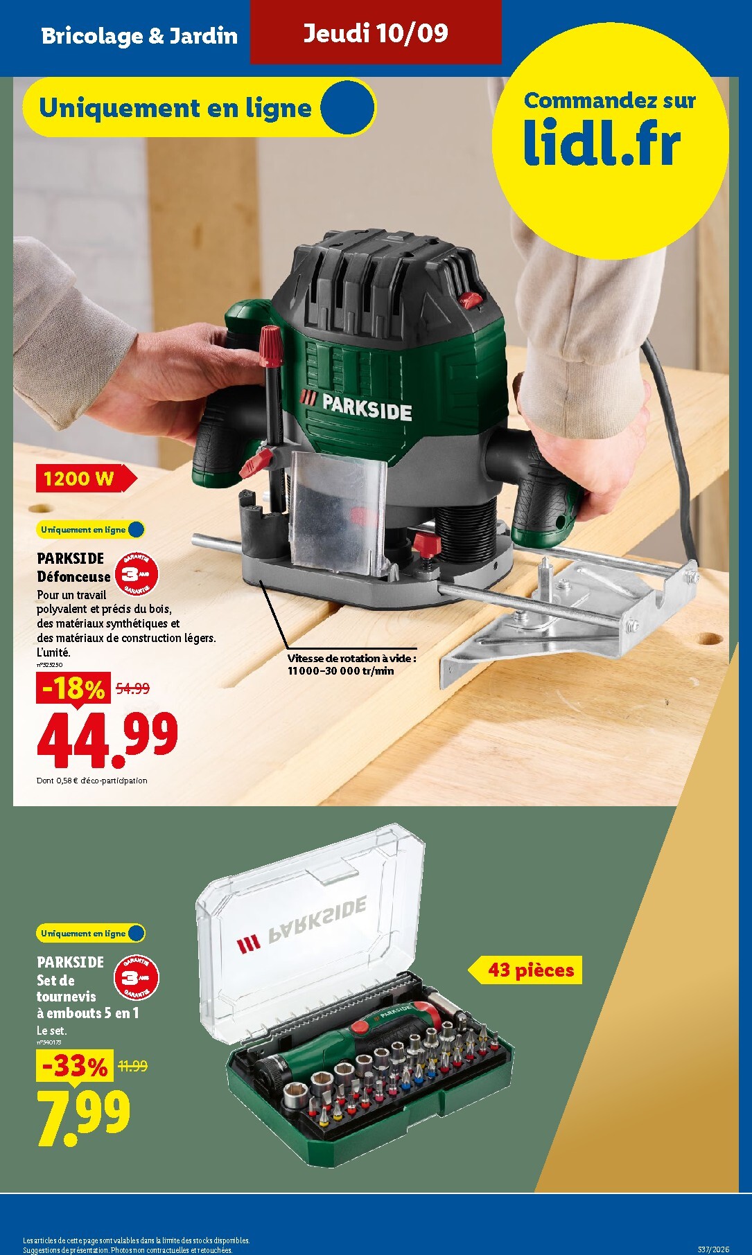 lidl - Current Lidl - Exclu Web leaflet valid from du lundi 07/09/2026 to de jeudi 10/09/2026 - page: 11