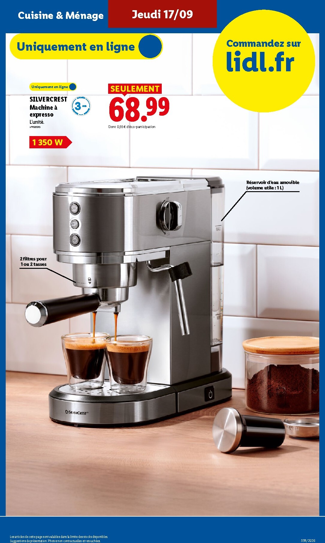 lidl - Current Lidl - Exclu Web leaflet valid from du lundi 14/09/2026 to de jeudi 17/09/2026 - page: 9