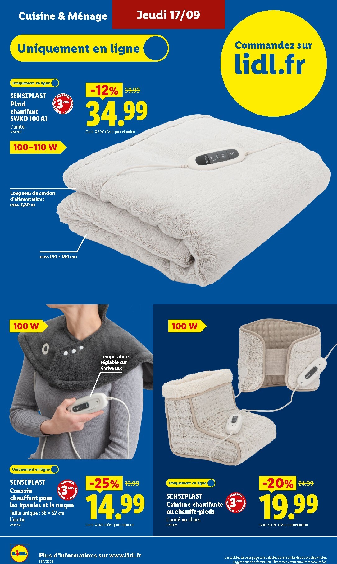lidl - Current Lidl - Exclu Web leaflet valid from du lundi 14/09/2026 to de jeudi 17/09/2026 - page: 10