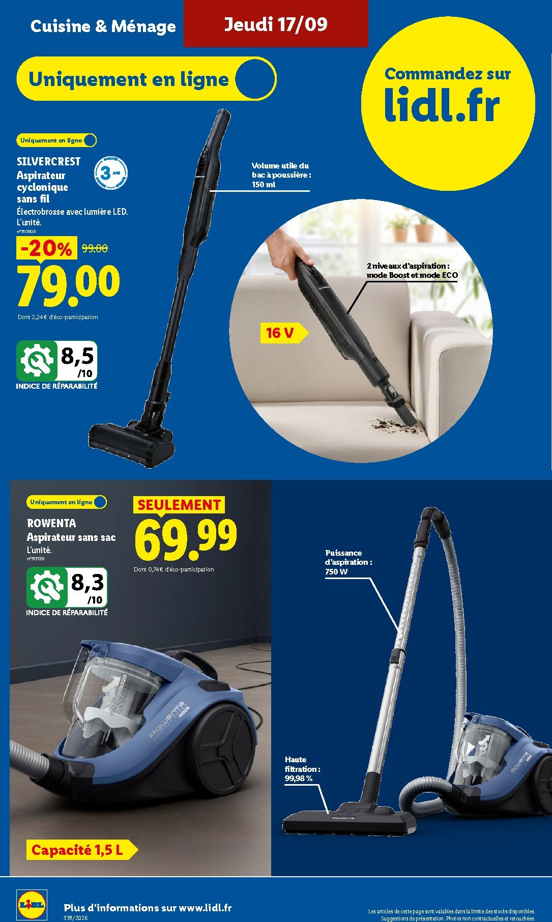 lidl - Current Lidl - Exclu Web leaflet valid from du lundi 14/09/2026 to de jeudi 17/09/2026 - page: 6