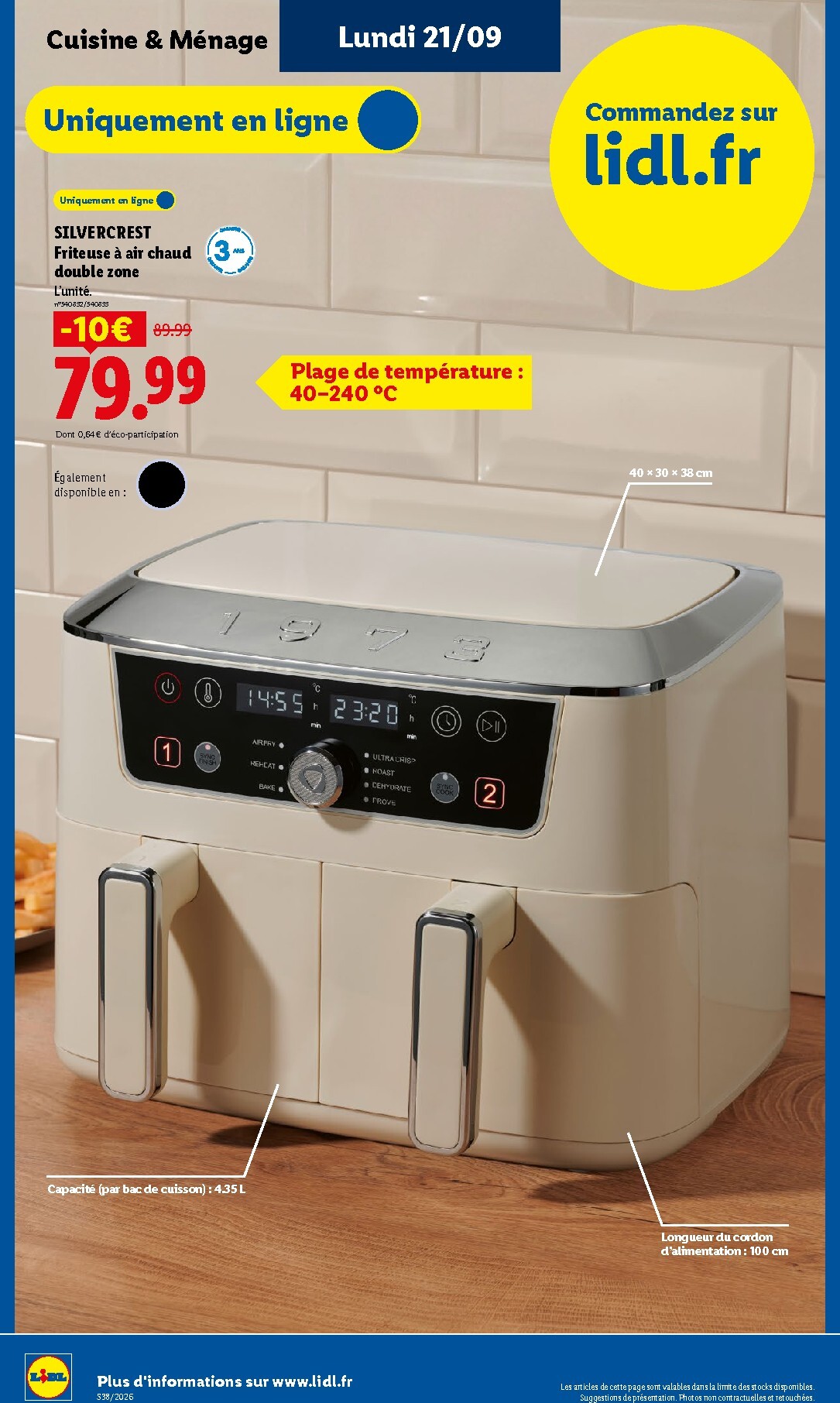 lidl - Current Lidl - Exclu Web leaflet valid from du lundi 21/09/2026 to de jeudi 24/09/2026 - page: 8