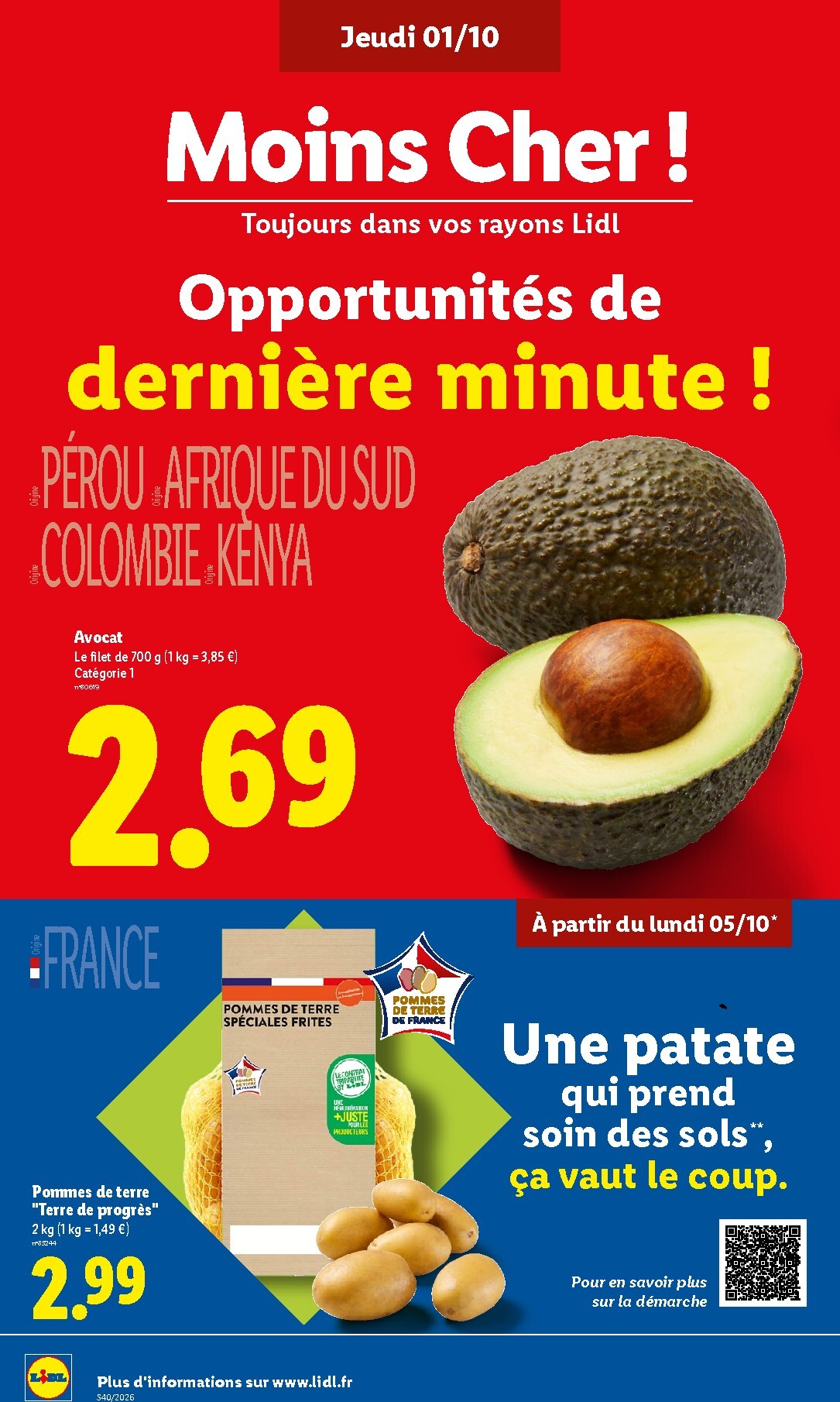 lidl - Flyer Lidl pour la semaine prochaine du de jeudi 01/10/2026 au du mercredi 07/10/2026 - page: 4