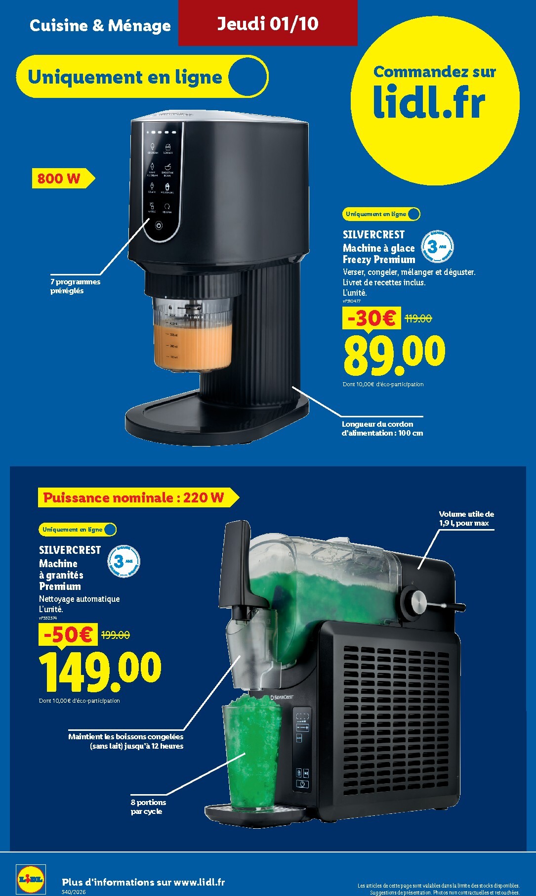 lidl - Flyer Lidl pour la semaine prochaine du de jeudi 01/10/2026 au du mercredi 07/10/2026 - page: 34
