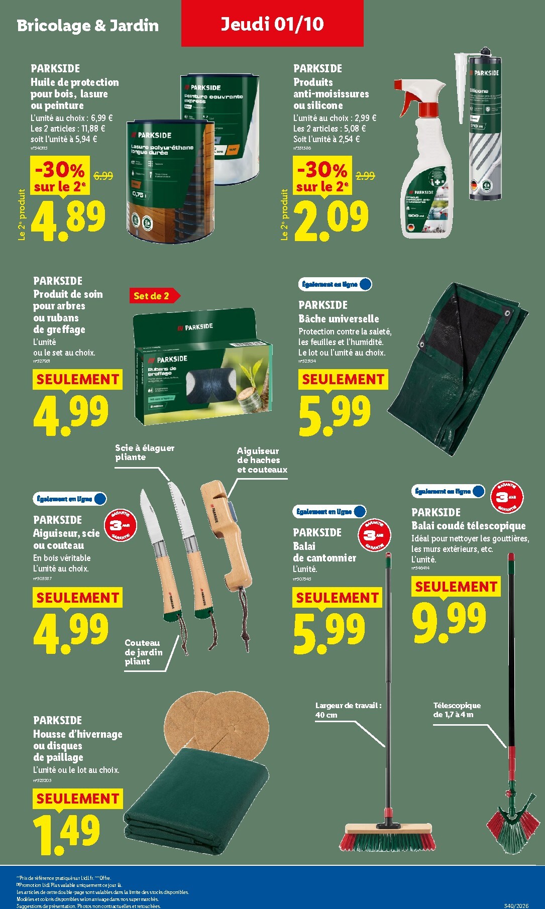 lidl - Flyer Lidl pour la semaine prochaine du de jeudi 01/10/2026 au du mercredi 07/10/2026 - page: 39