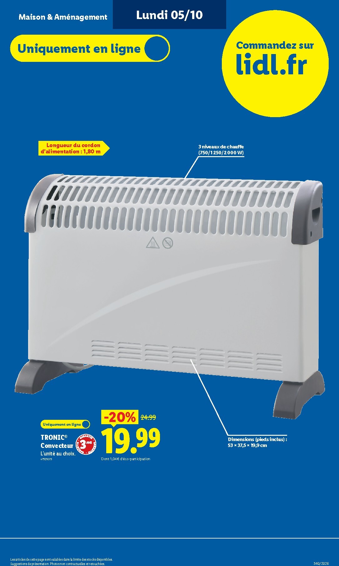 lidl - Flyer Lidl pour la semaine prochaine du de jeudi 01/10/2026 au du mercredi 07/10/2026 - page: 45
