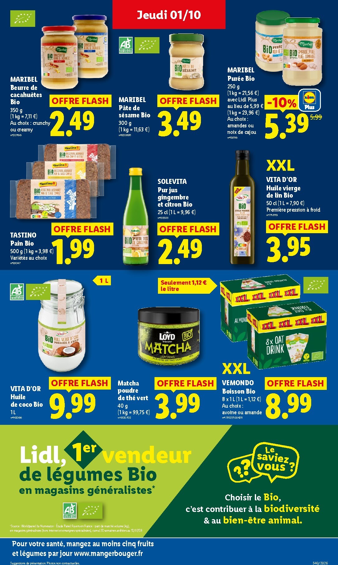 lidl - Flyer Lidl pour la semaine prochaine du de jeudi 01/10/2026 au du mercredi 07/10/2026 - page: 25