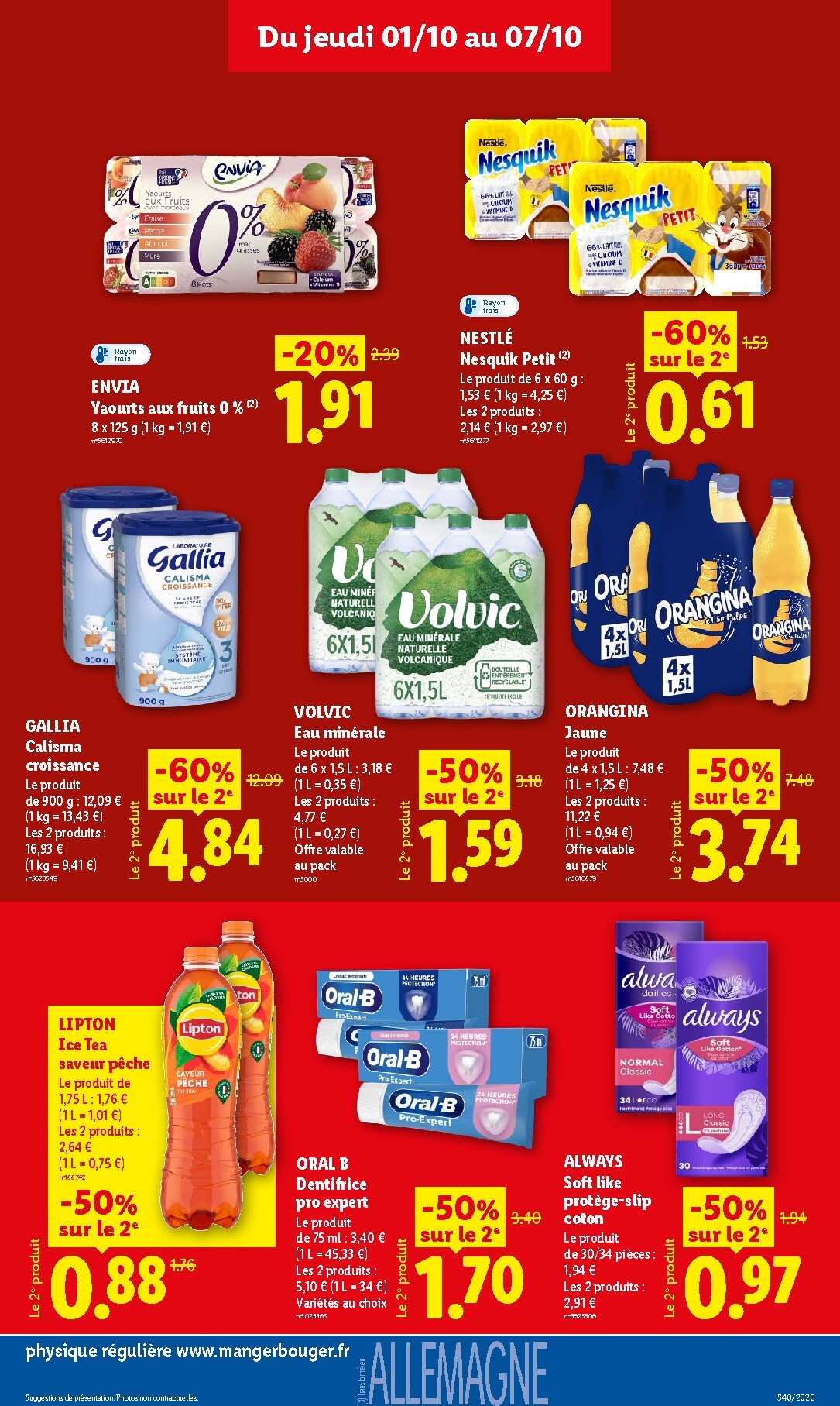 lidl - Flyer Lidl pour la semaine prochaine du de jeudi 01/10/2026 au du mercredi 07/10/2026 - page: 19