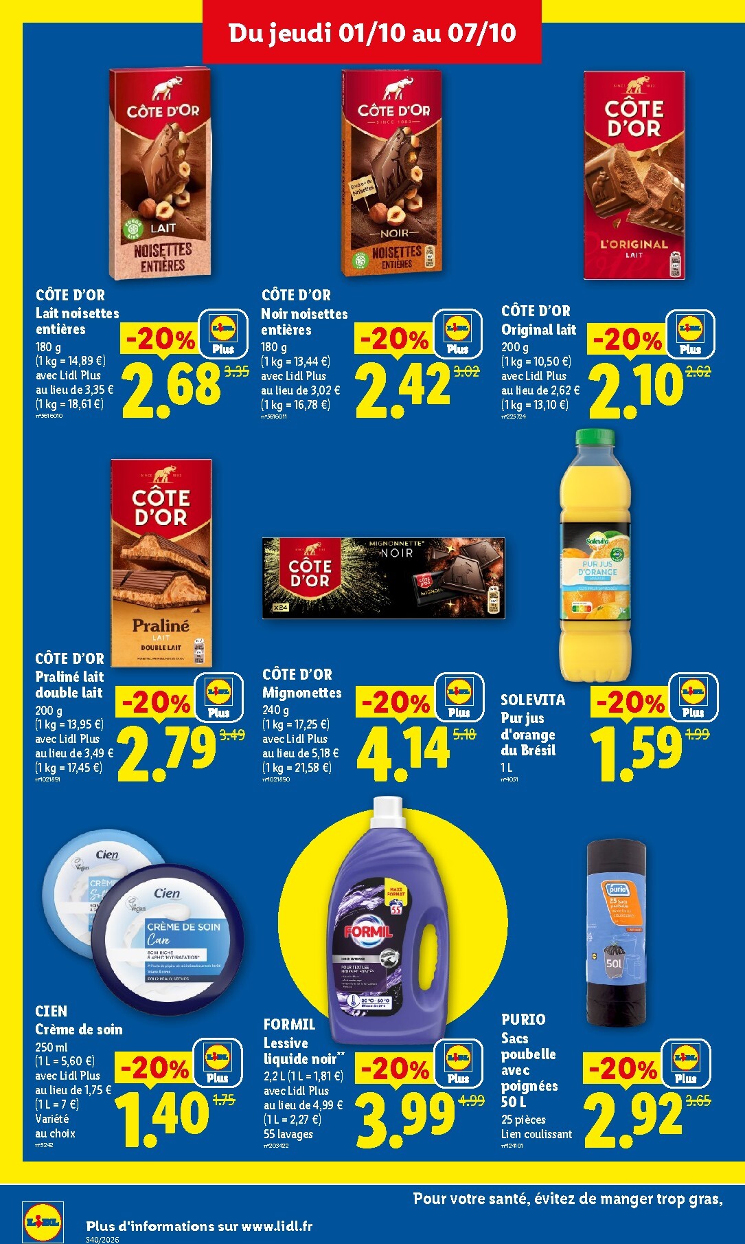 lidl - Flyer Lidl pour la semaine prochaine du de jeudi 01/10/2026 au du mercredi 07/10/2026 - page: 16