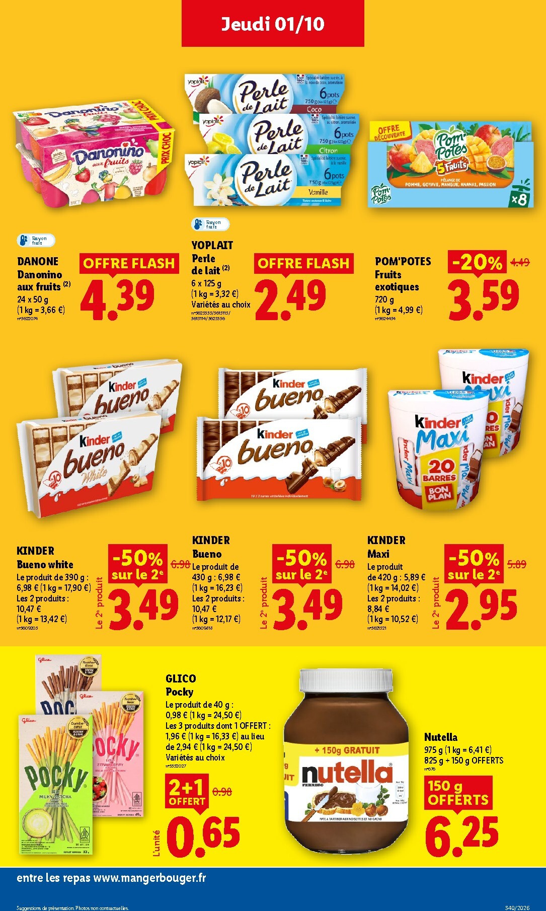 lidl - Flyer Lidl pour la semaine prochaine du de jeudi 01/10/2026 au du mercredi 07/10/2026 - page: 21