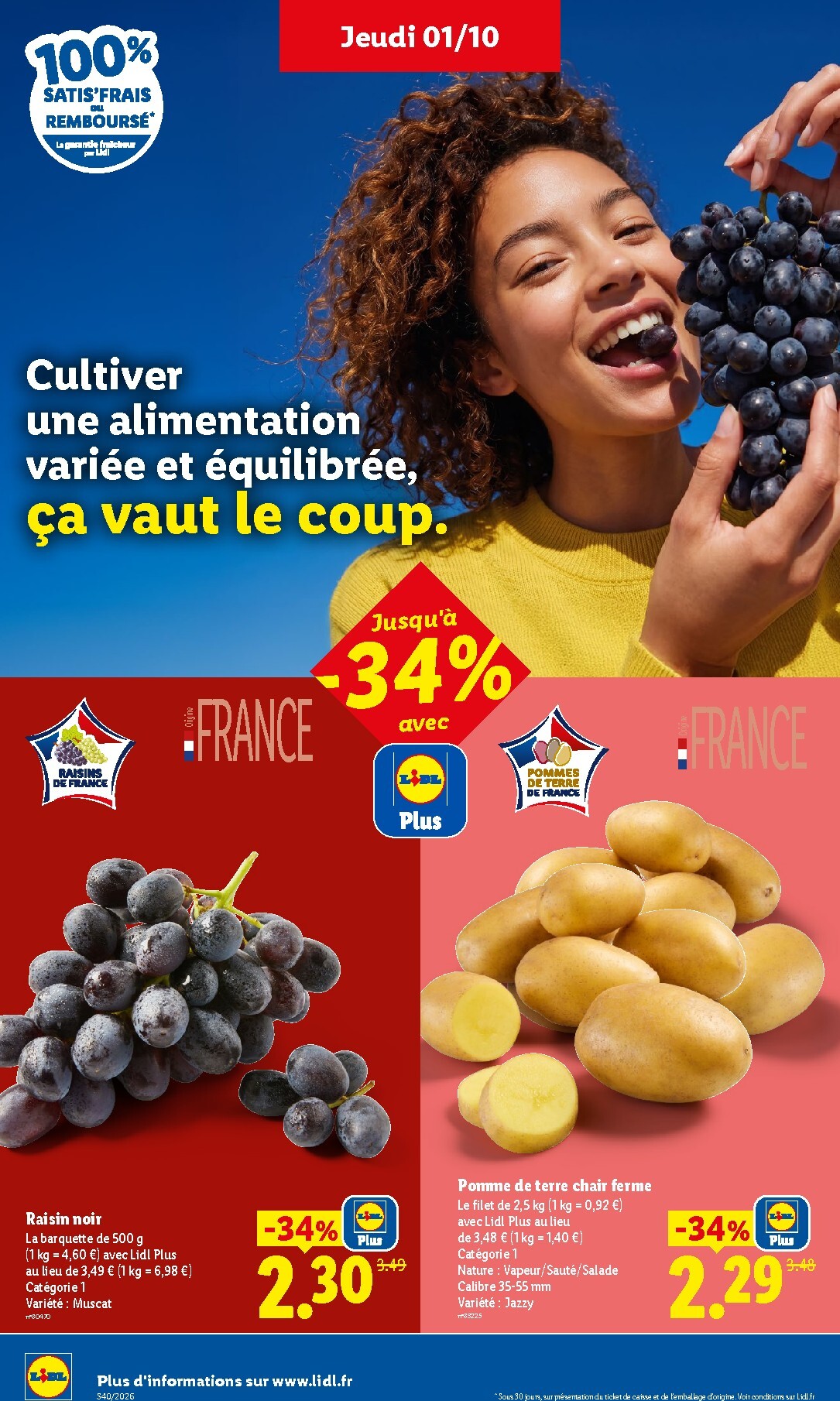 lidl - Flyer Lidl pour la semaine prochaine du de jeudi 01/10/2026 au du mercredi 07/10/2026 - page: 2